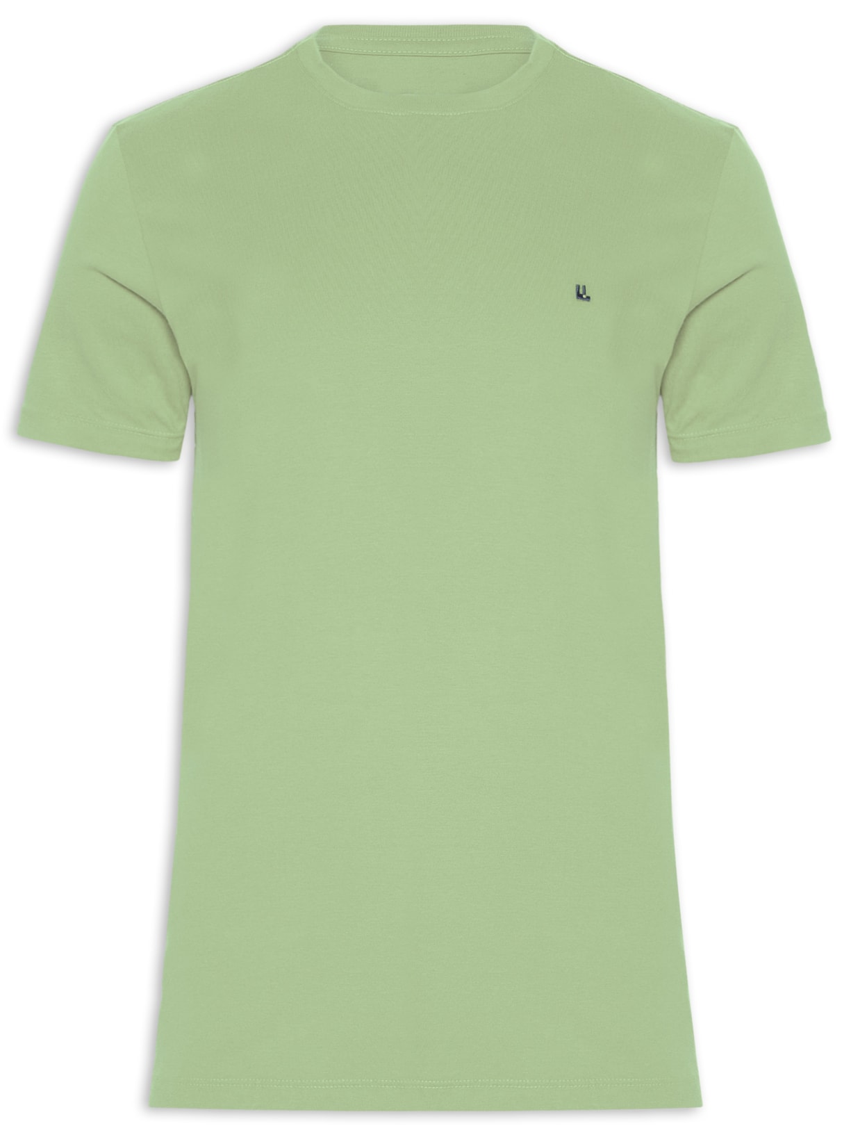 Camiseta Masculina Manga Curta Logo - Verde