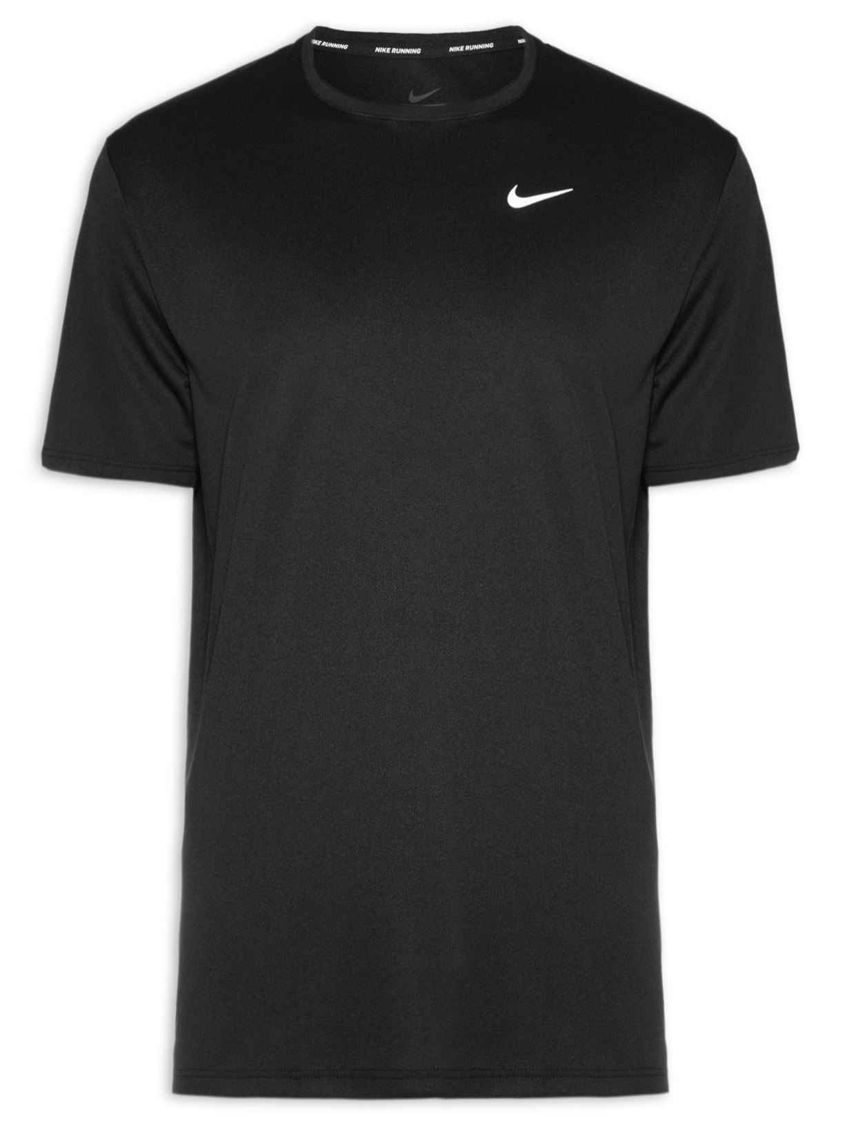 Camiseta Masculina Manga Curta M Df Uv Miler Ss Preto Nike