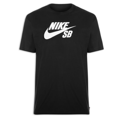 Camiseta Masculina Manga Curta M Nk Sb Tee Logo - Preto
