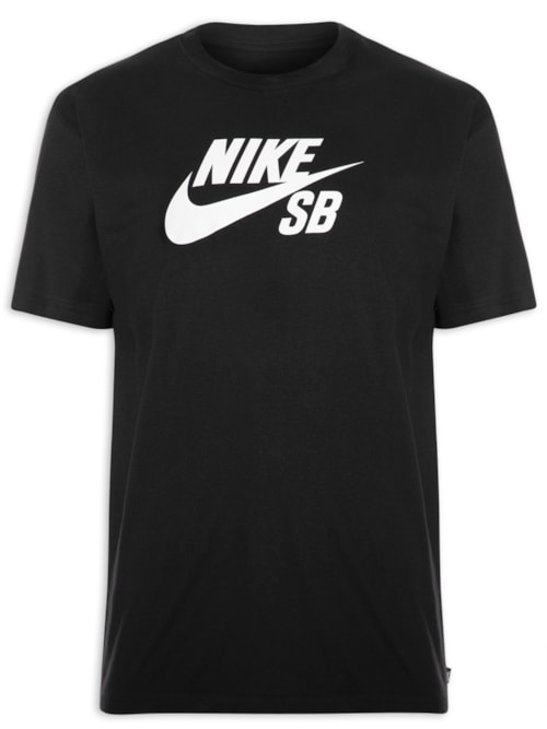 Camiseta Masculina Manga Curta M Nk Sb Tee Logo - Preto