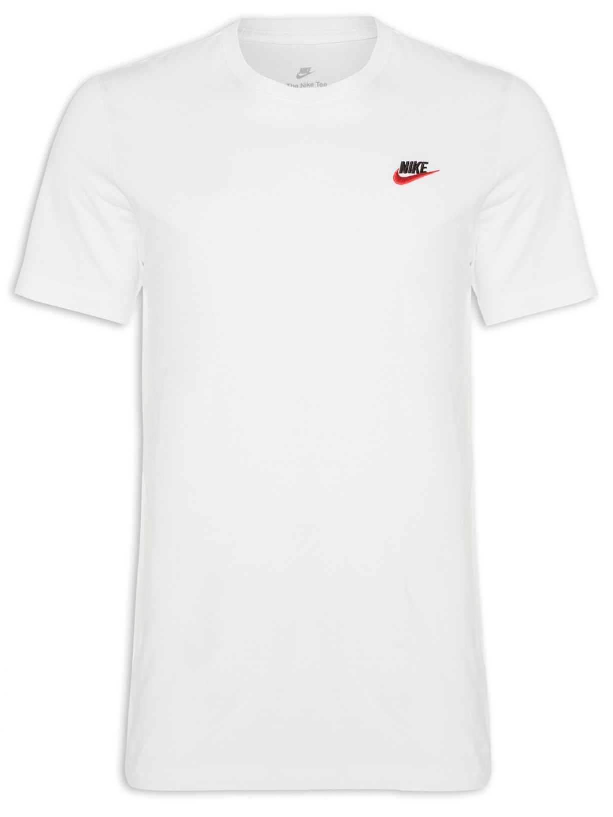 Camiseta Masculina Manga Curta M Nsw Club Tee - Branco