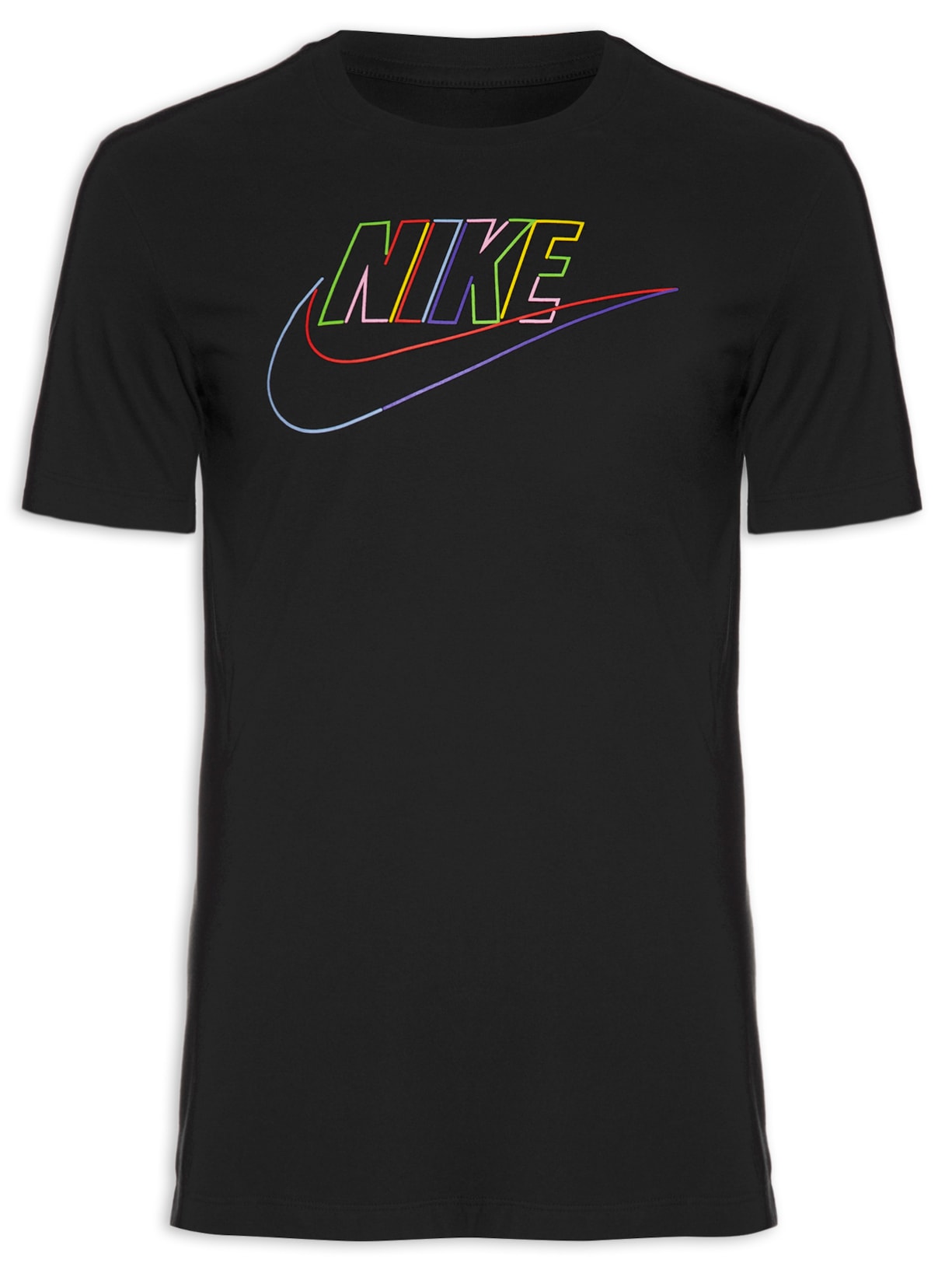 Camiseta Masculina Manga Curta M Nsw Tee Club Brd Pk Hbr - Preto