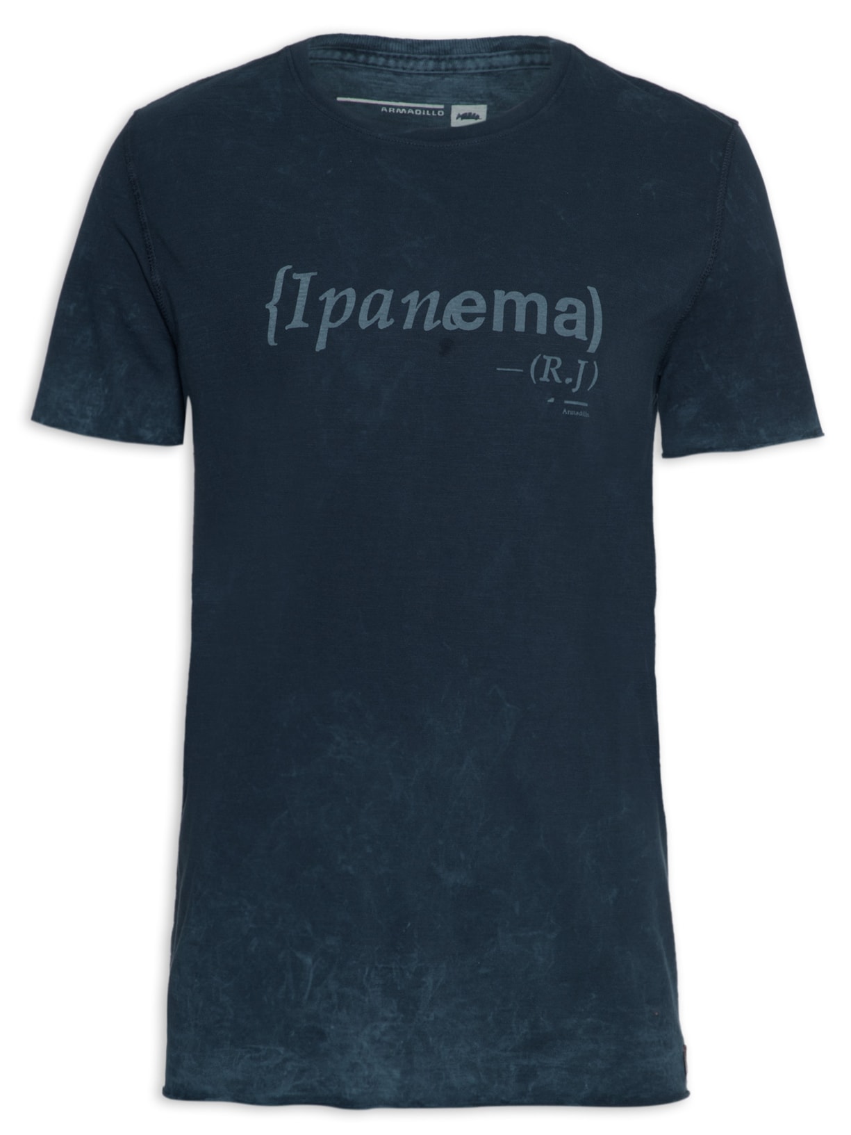 Camiseta Masculina Manga Curta Malha Double Ipanema - Azul