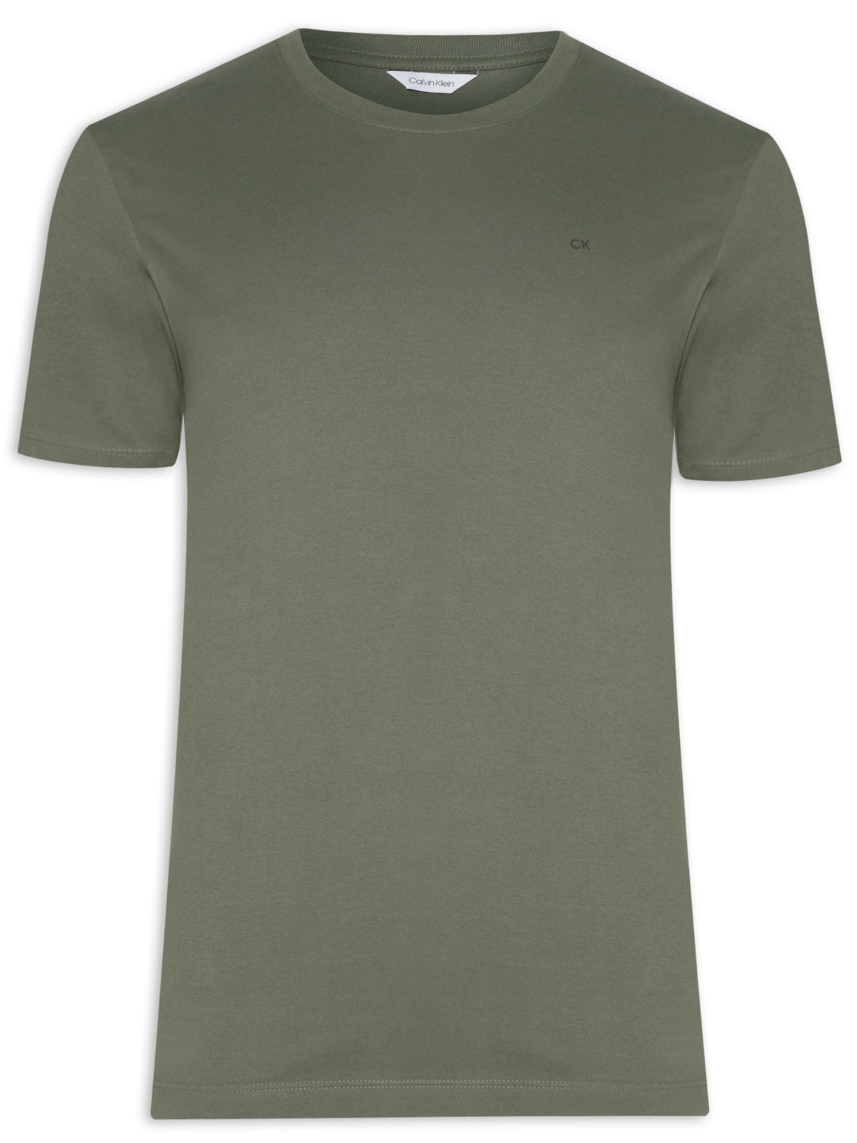 Camiseta Masculina Manga Curta Meia Malha - Verde