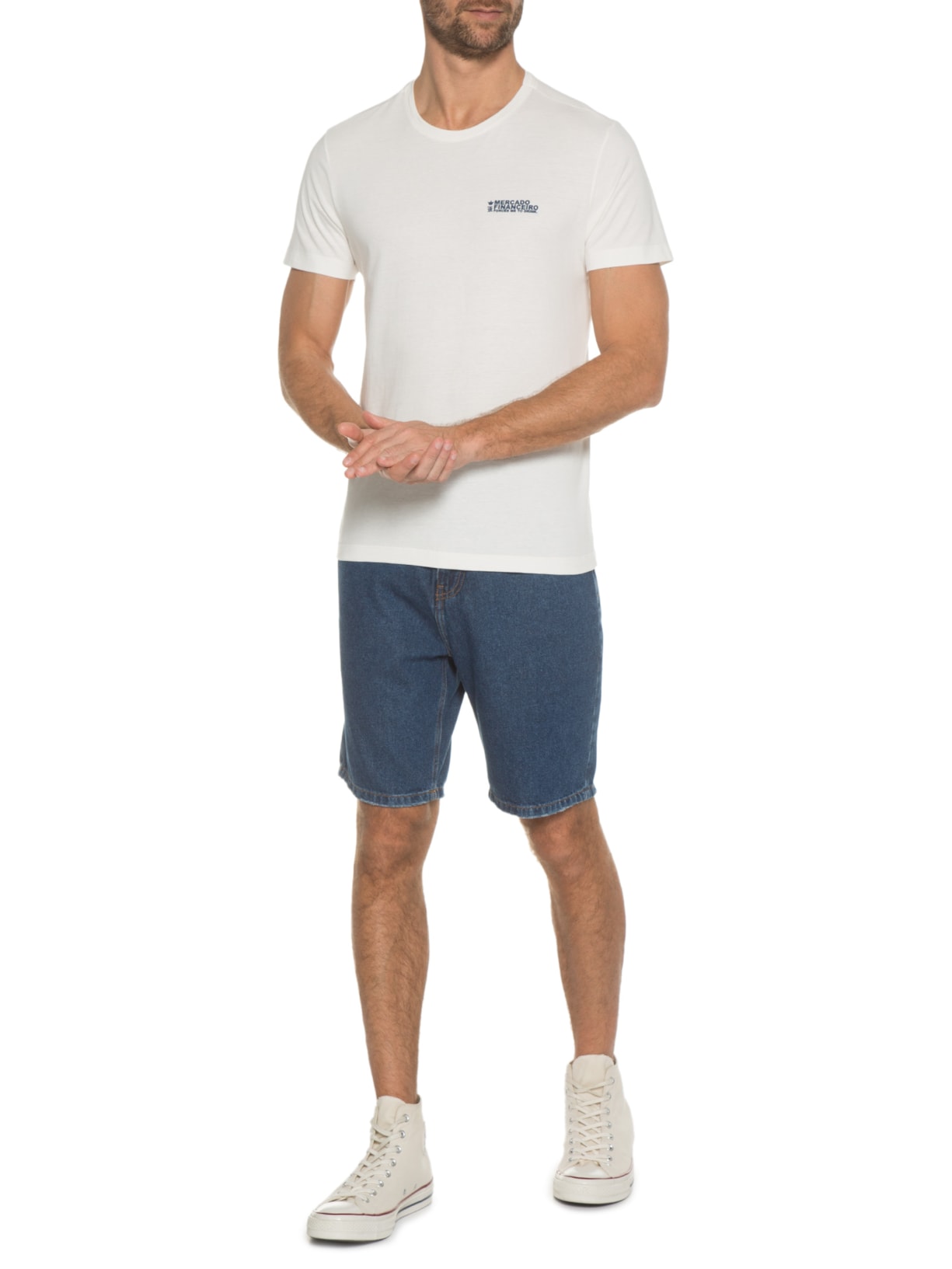 Camiseta Masculina Manga Curta Merc. Forces Drink Off White Sergio K