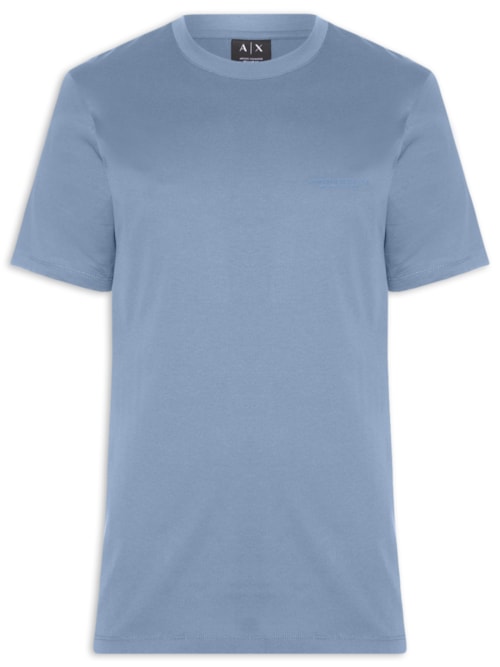 Camiseta Masculina Manga Curta Mini Milano - Azul