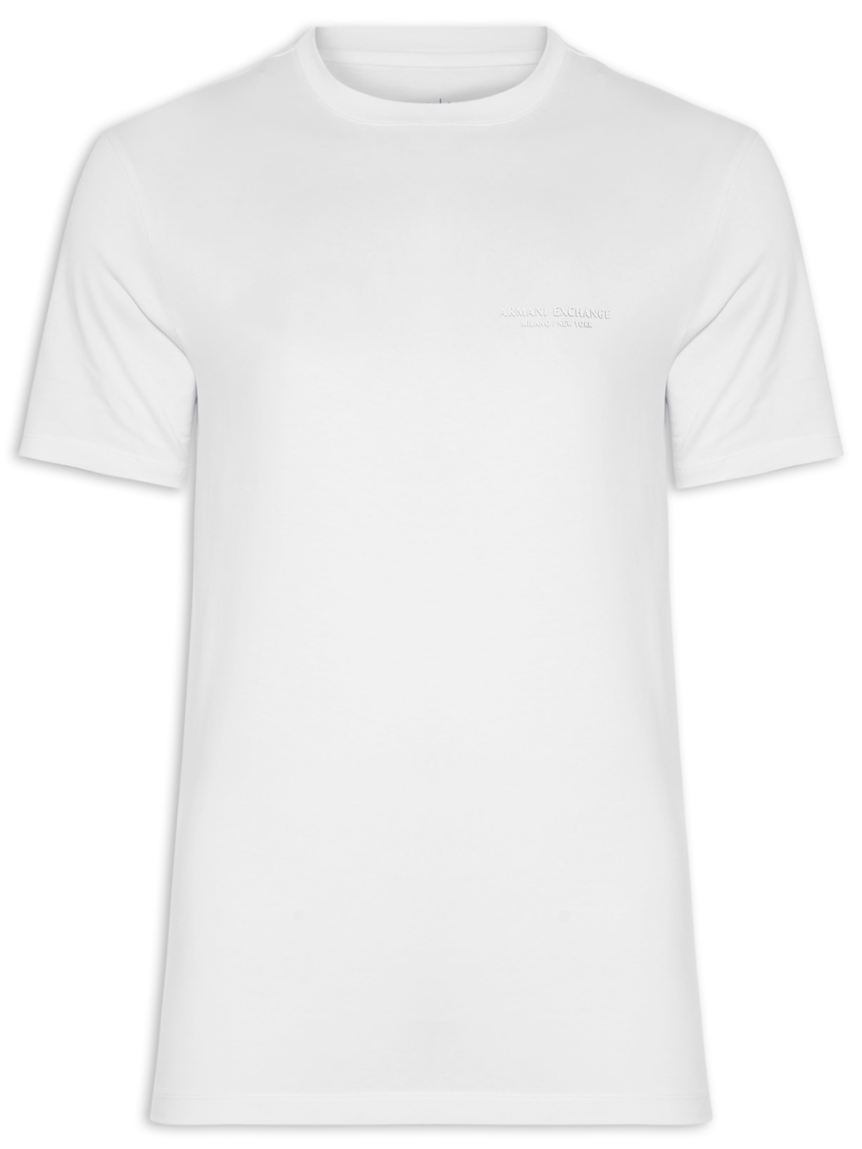 Camiseta Masculina Manga Curta Mini Milano - Branco
