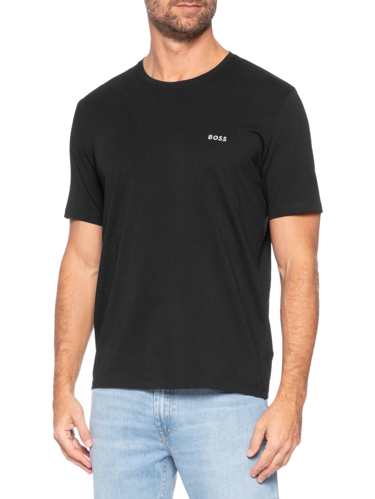 Camiseta Masculina Manga Curta Mix &Match R Preto Boss