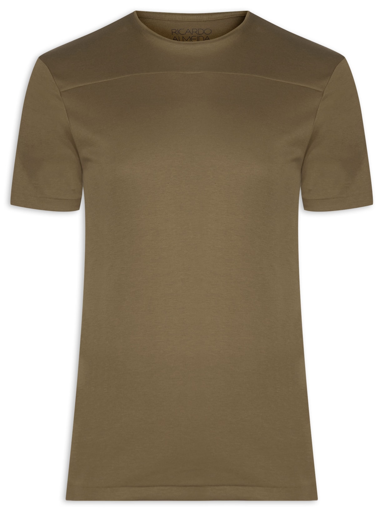 Camiseta Masculina Manga Curta Mpro Ne0114 Reta Pala - Marrom