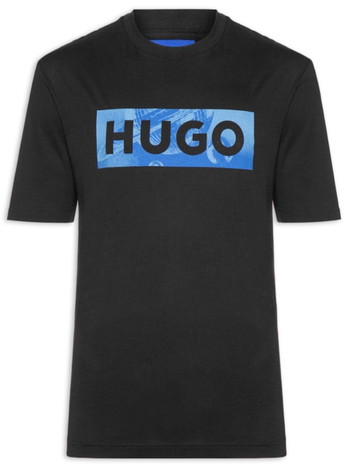 Camiseta Masculina Manga Curta Nalien - Preto