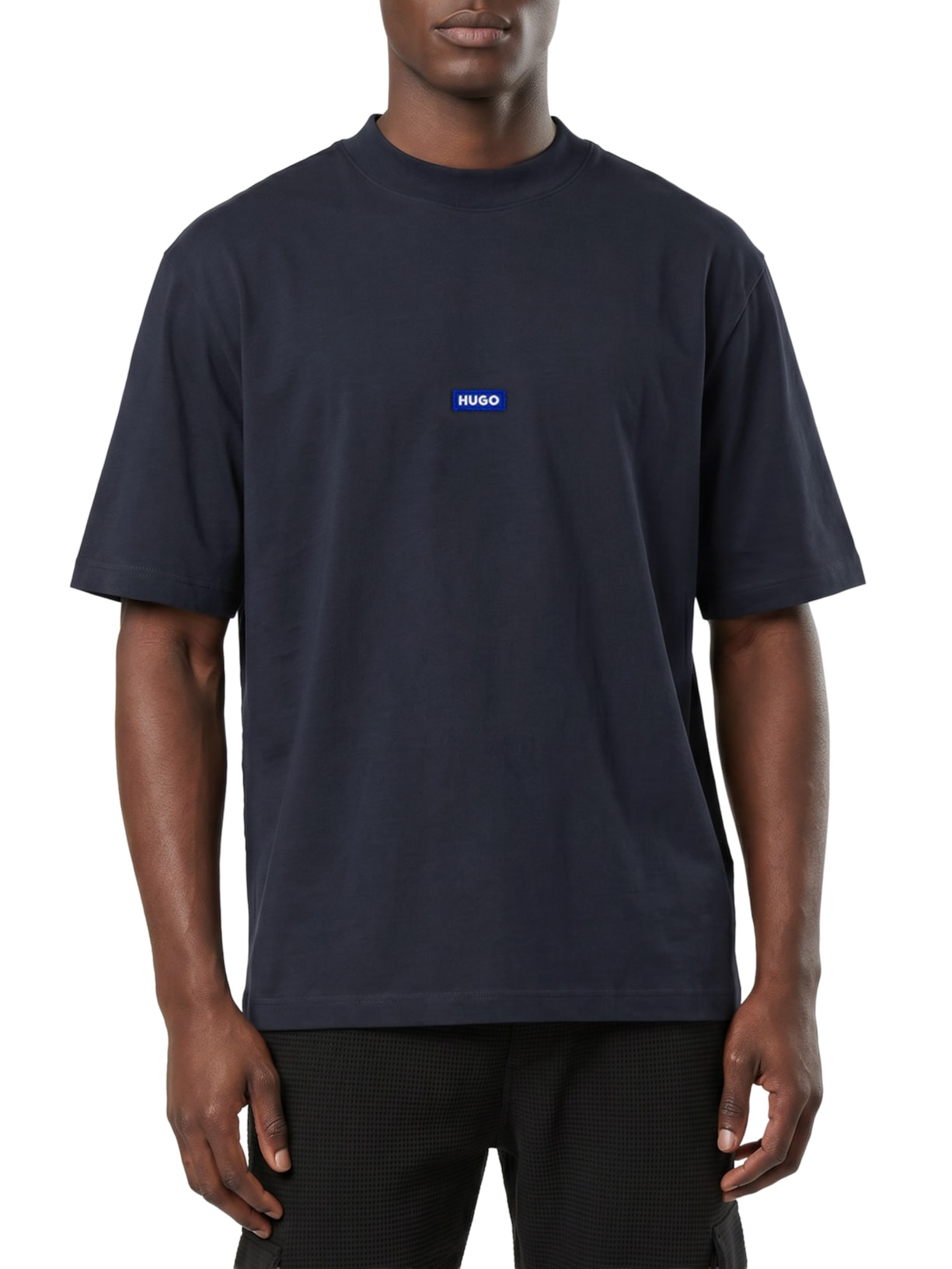 Camiseta Masculina Manga Curta Nieros Azul Hugo