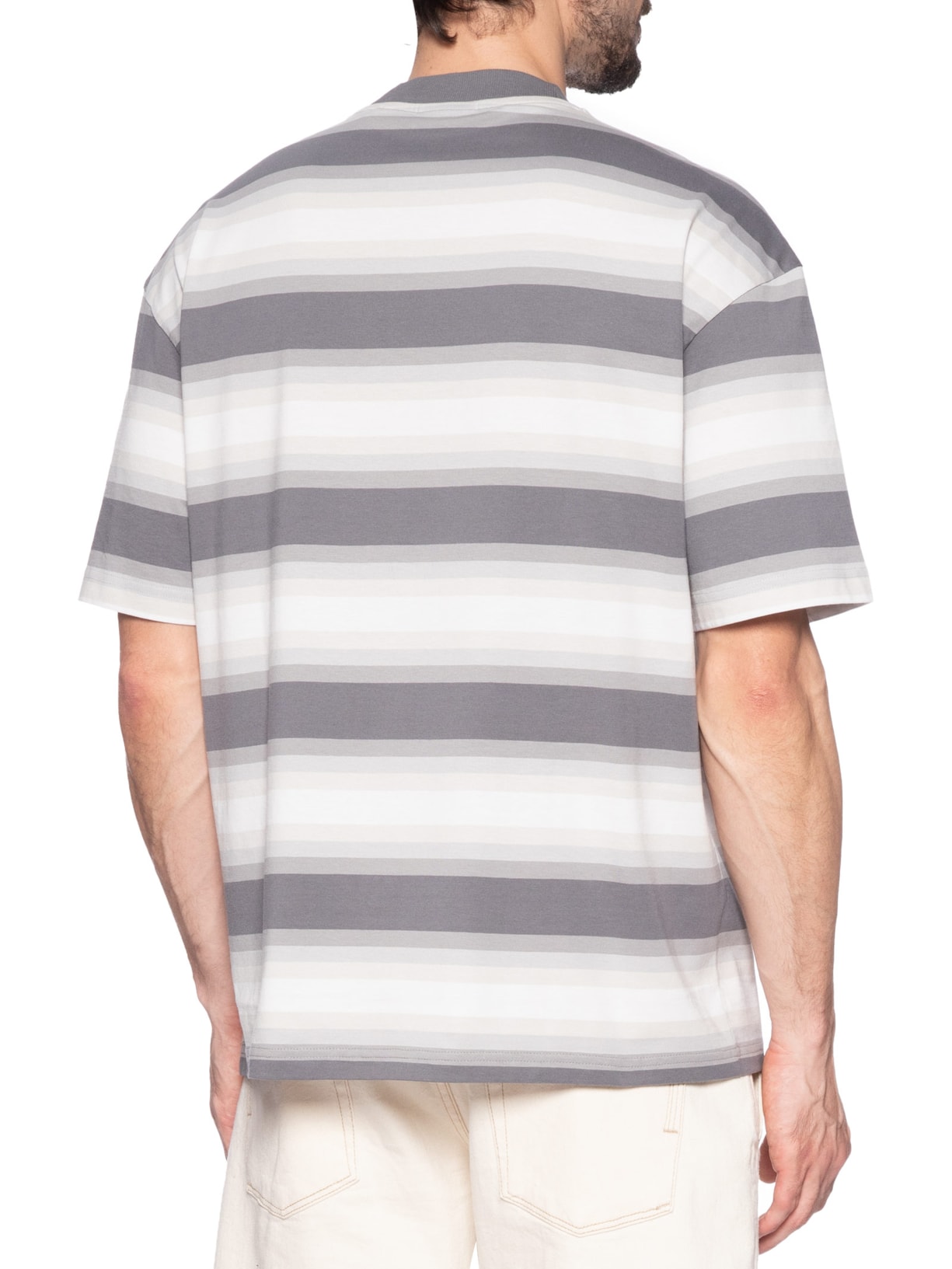 Camiseta Masculina Manga Curta Nisote Cinza Hugo