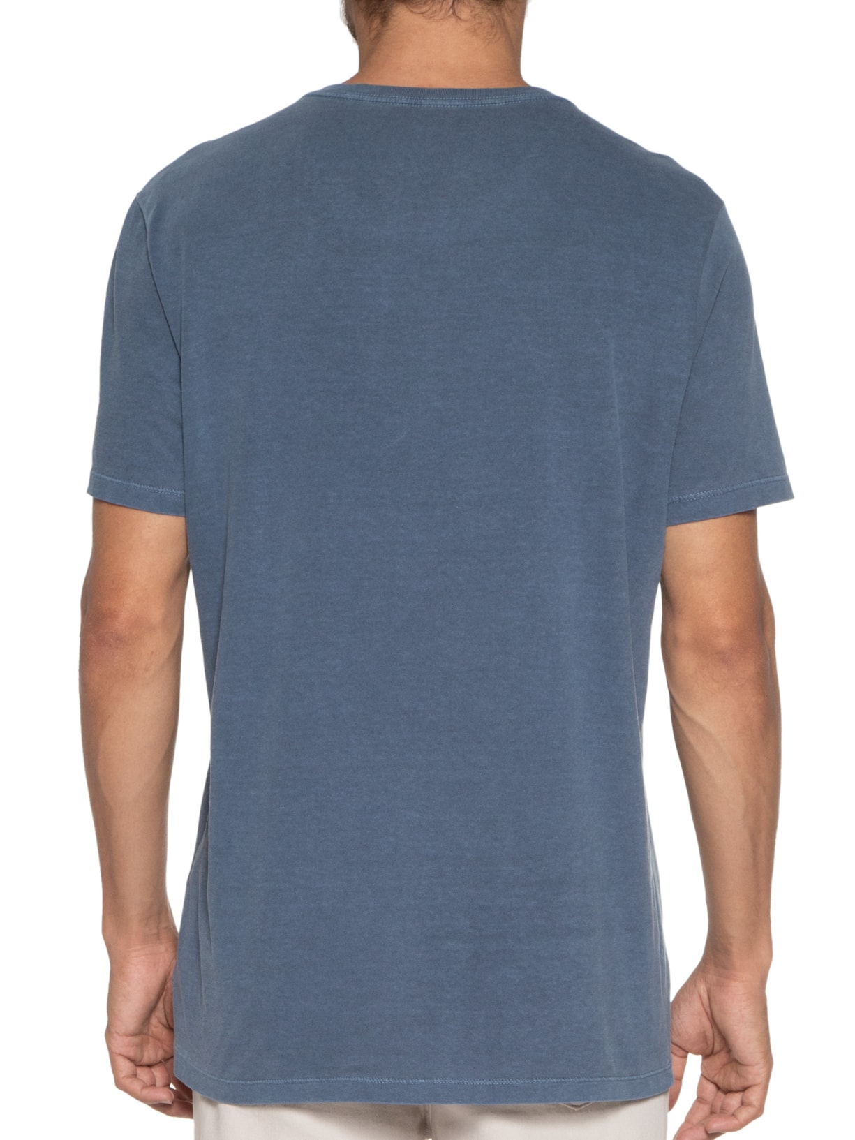 Camiseta Masculina Manga Curta Njc-99 Azul Nautica