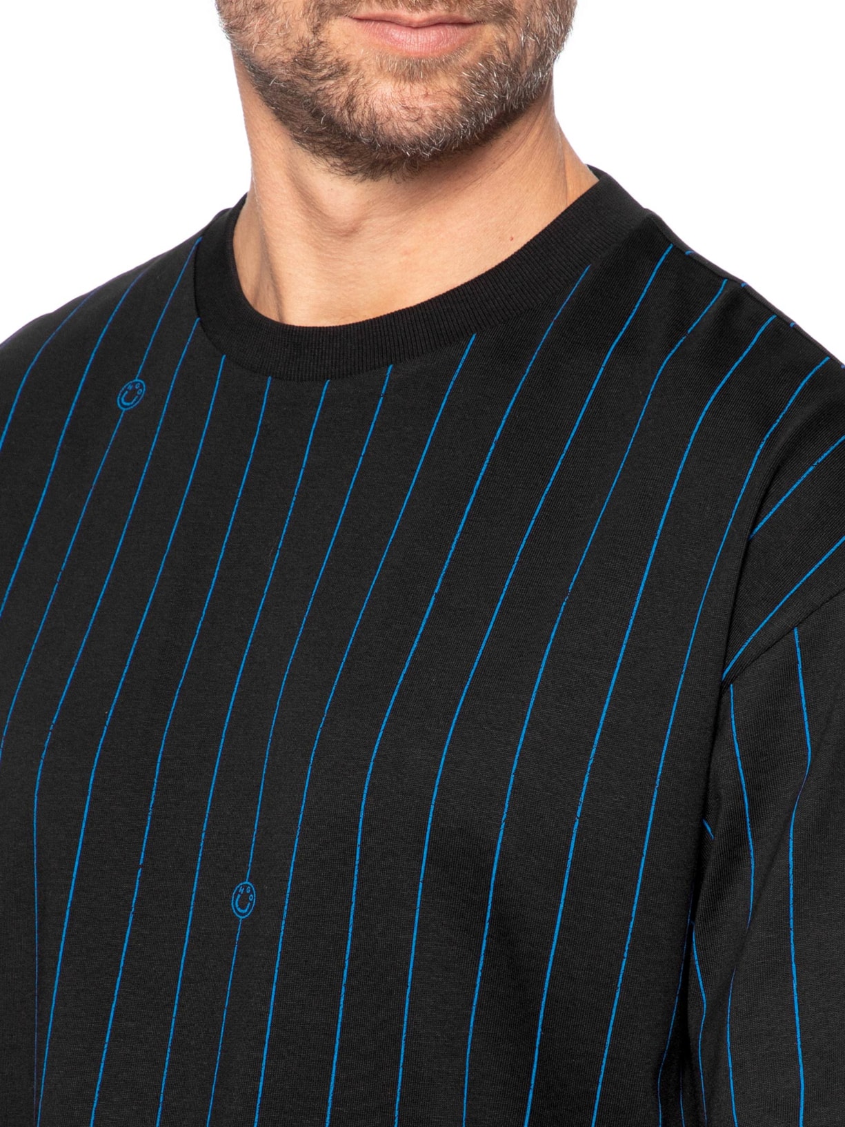 Camiseta Masculina Manga Curta Norayati Preto Hugo