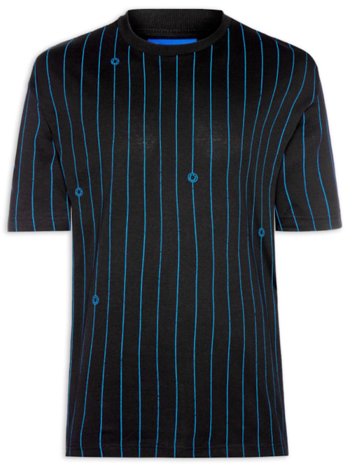 Camiseta Masculina Manga Curta Norayati - Preto