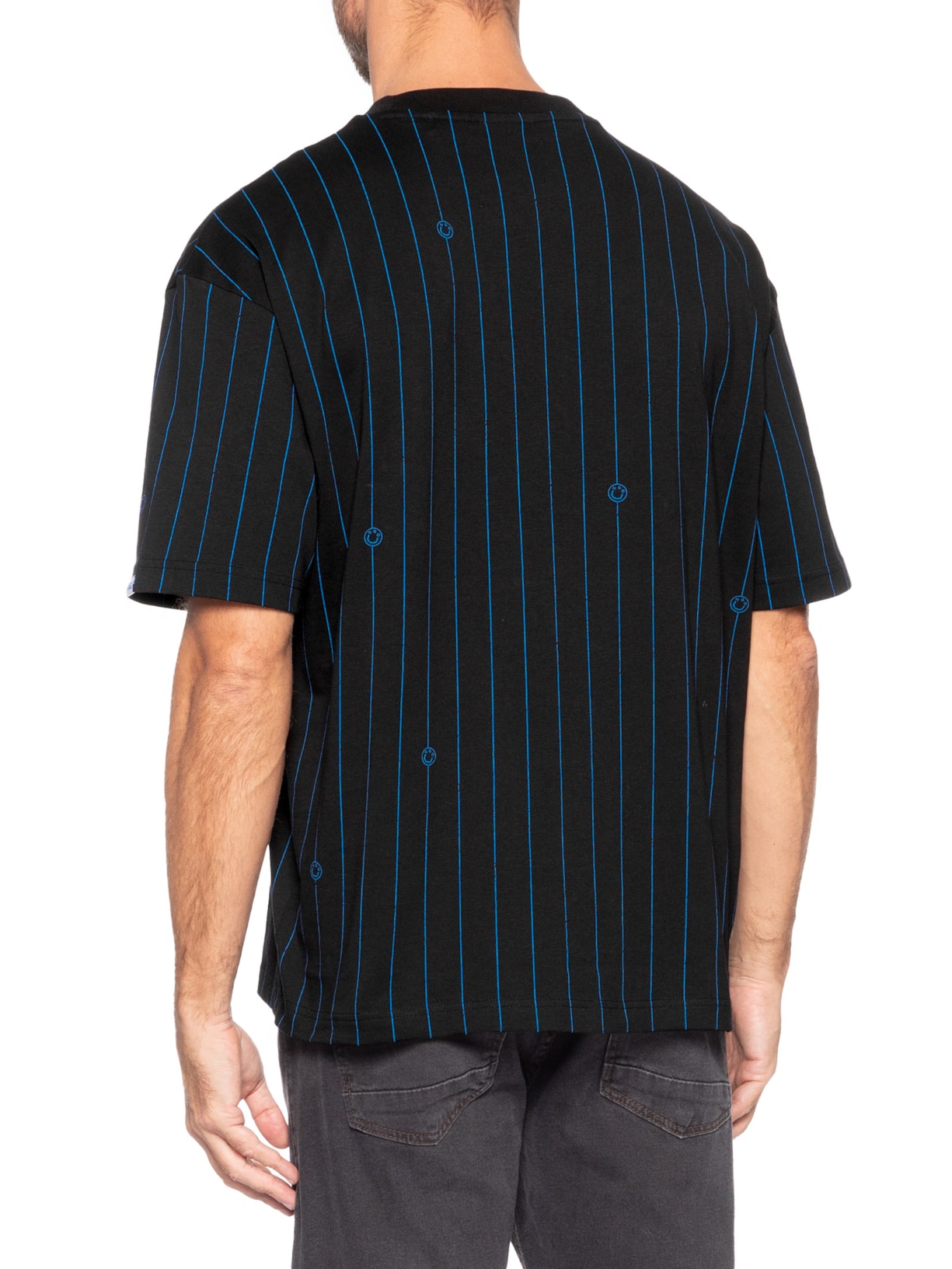 Camiseta Masculina Manga Curta Norayati Preto Hugo