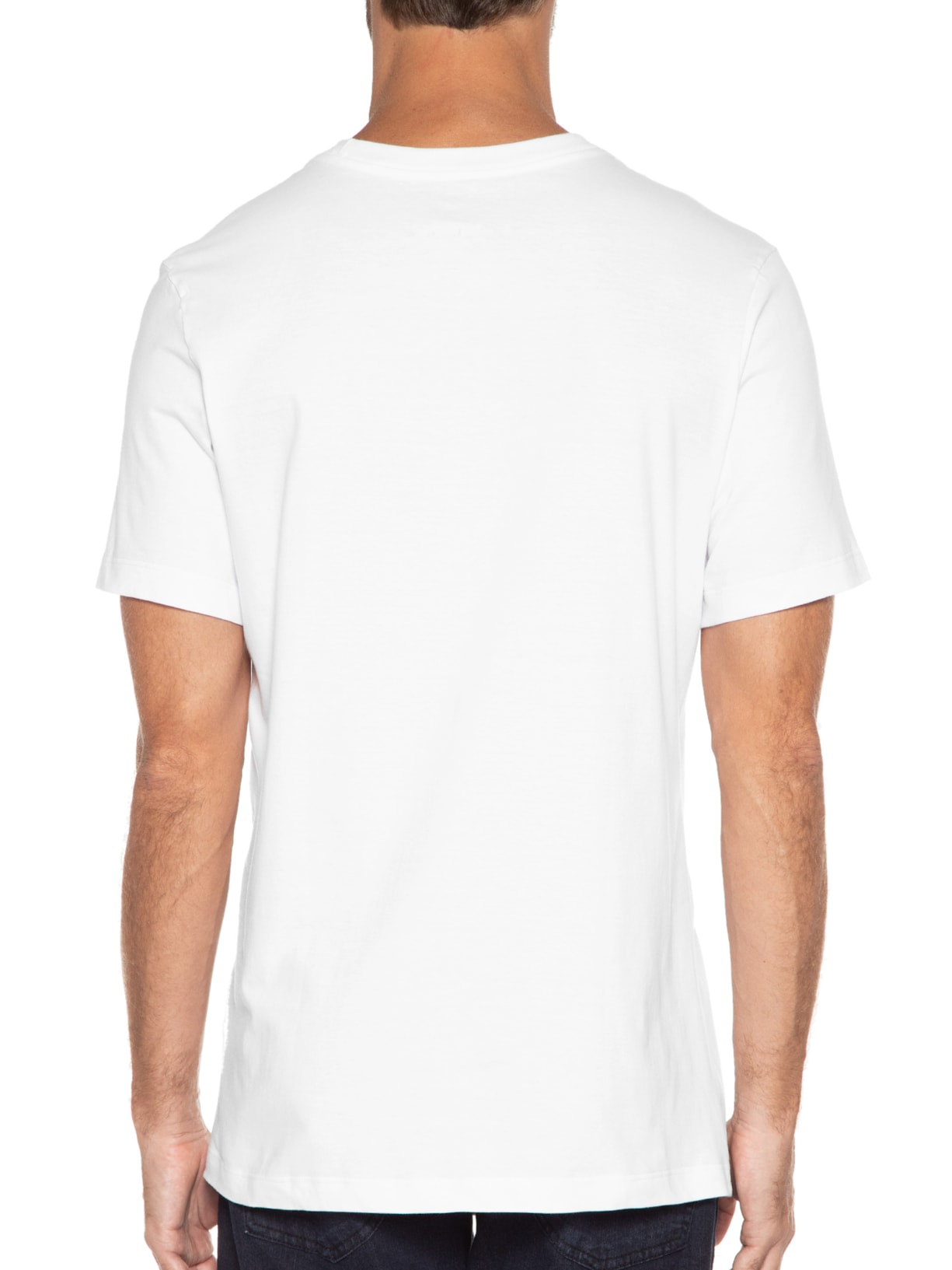 Camiseta Masculina Manga Curta Nsw Tee Club Branco Nike