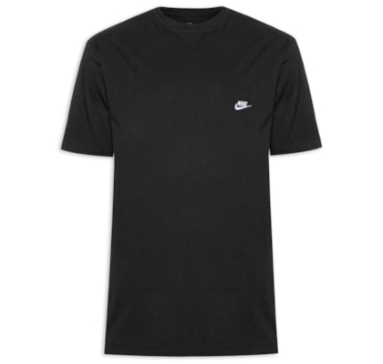 Camiseta Masculina Manga Curta Nsw Tee Club Max - Preto