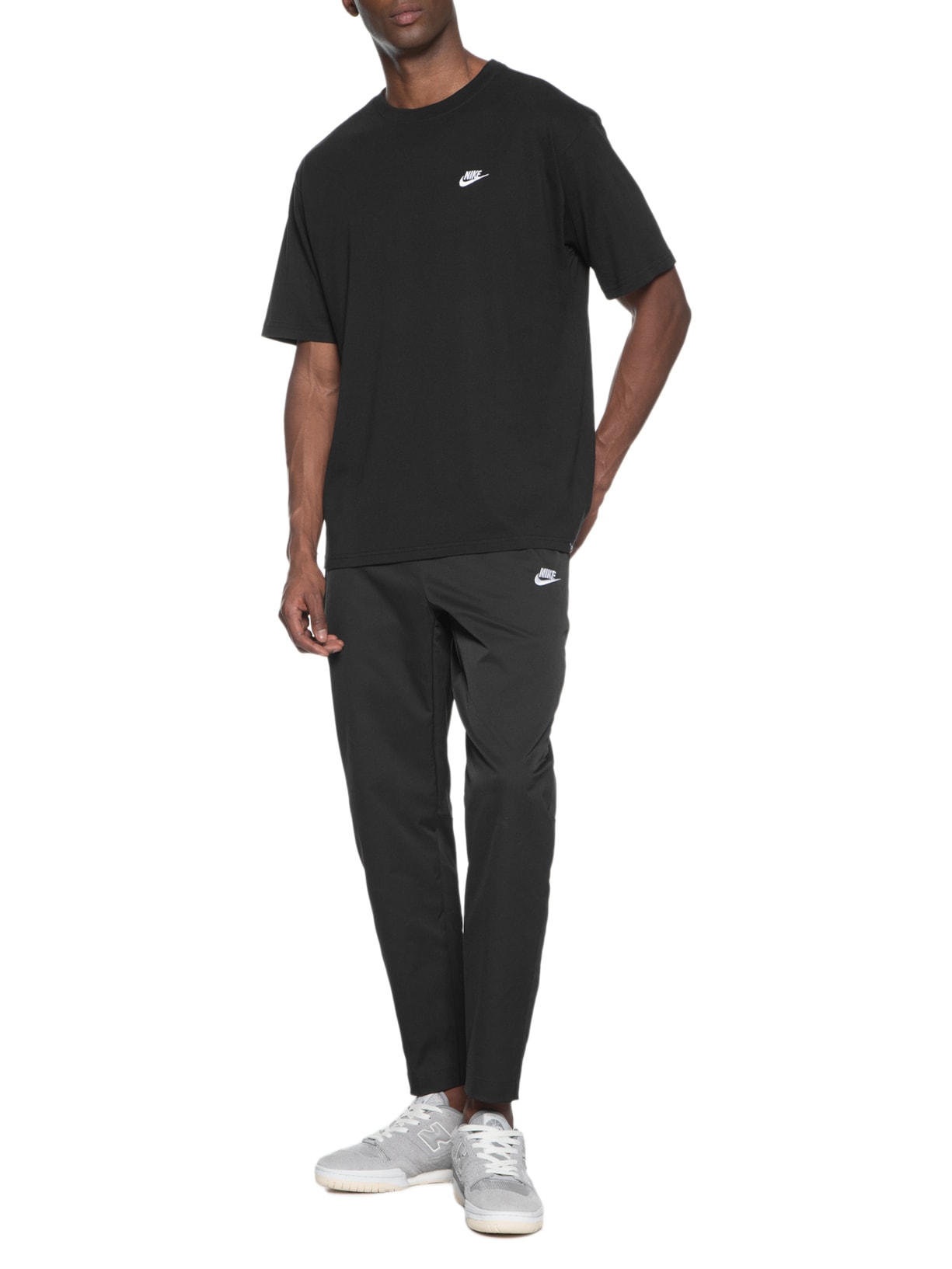 Camiseta Masculina Manga Curta Nsw Tee Club Max Preto Nike