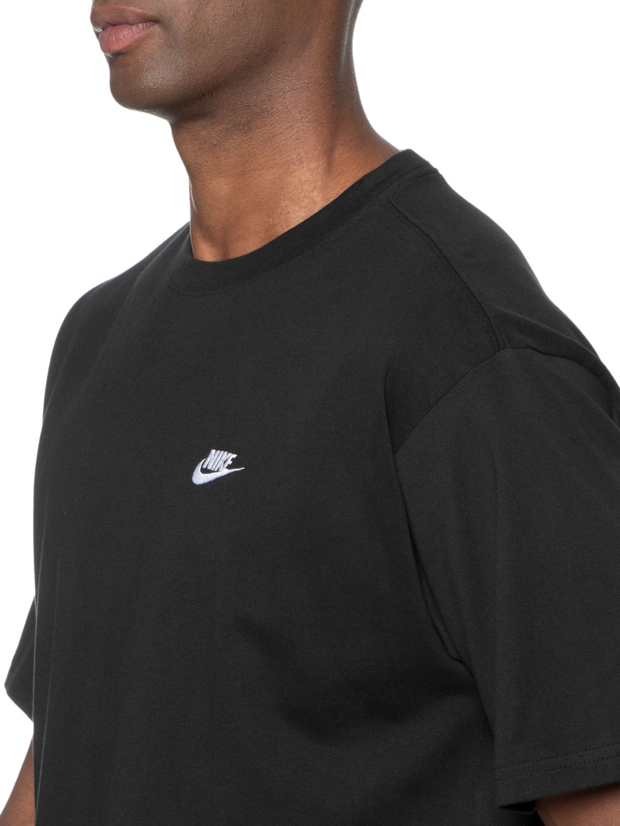 Camiseta Masculina Manga Curta Nsw Tee Club Max Preto Nike