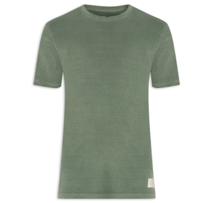 Camiseta Masculina Manga Curta Onça - Verde