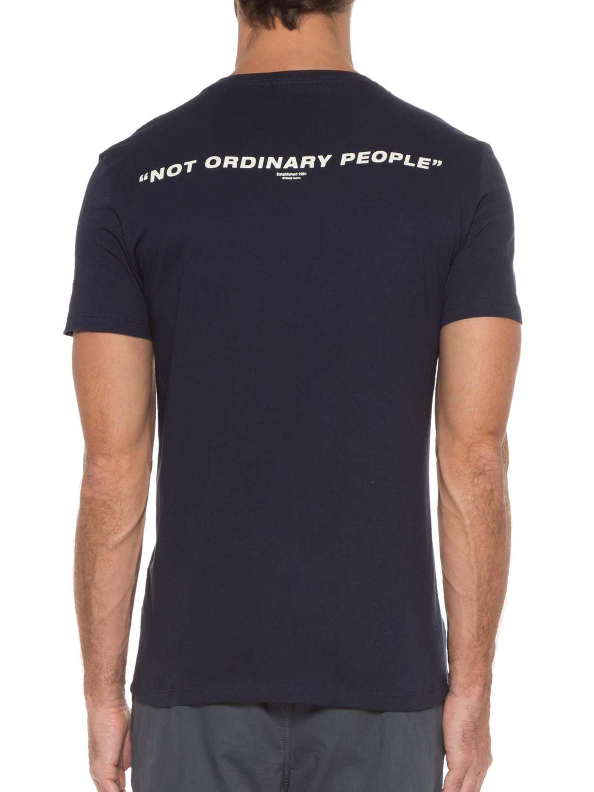 Camiseta Masculina Manga Curta Ordinary Azul Replay