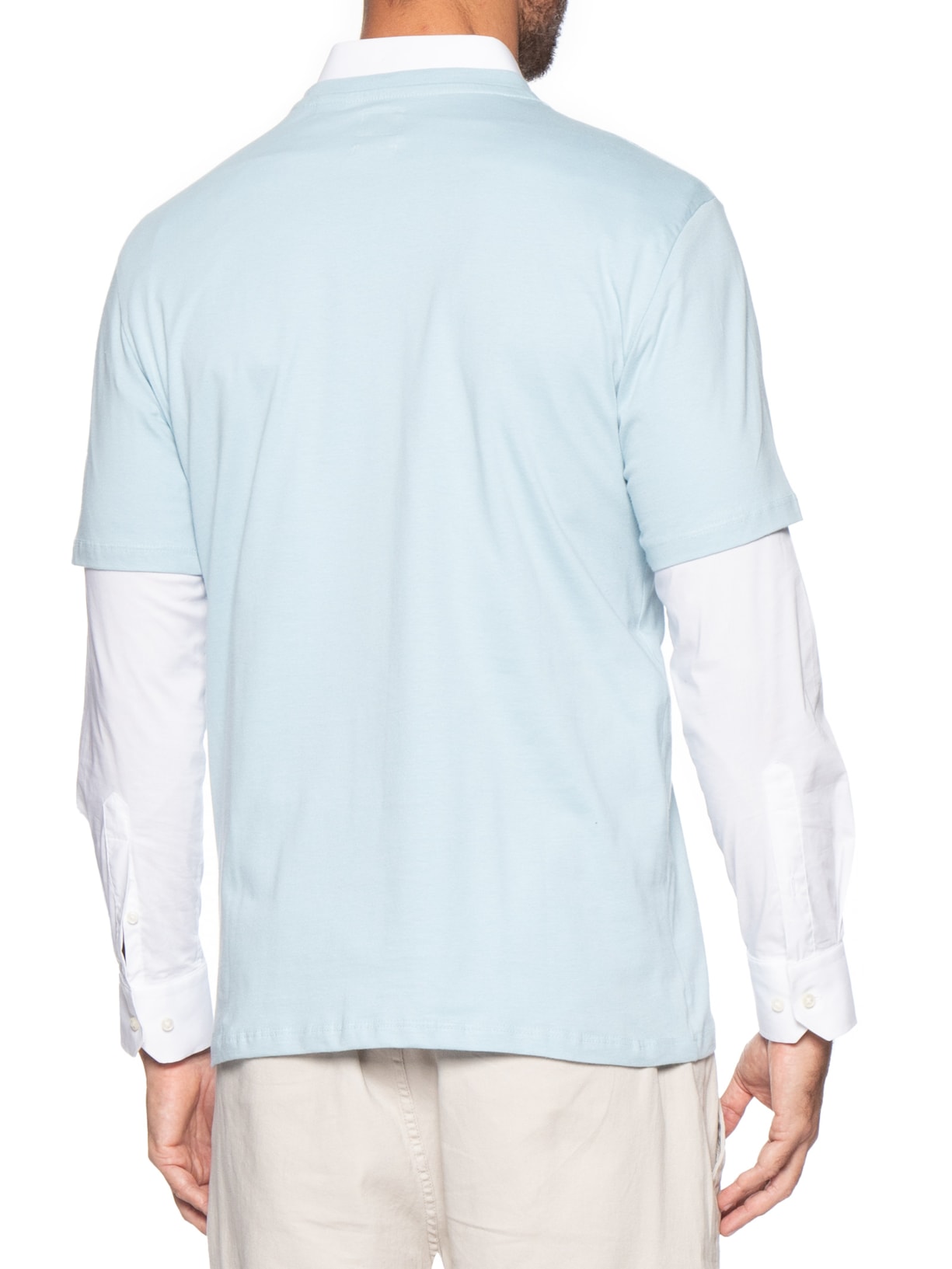 Camiseta Masculina Manga Curta Original Housemark Com Logo Azul Levi's