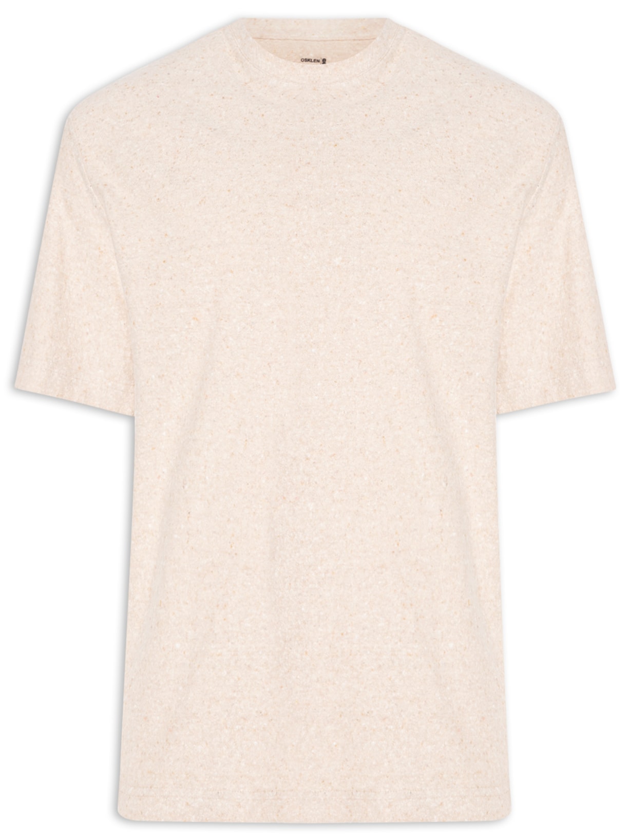 Camiseta Masculina Manga Curta Over Eco Bege Osklen