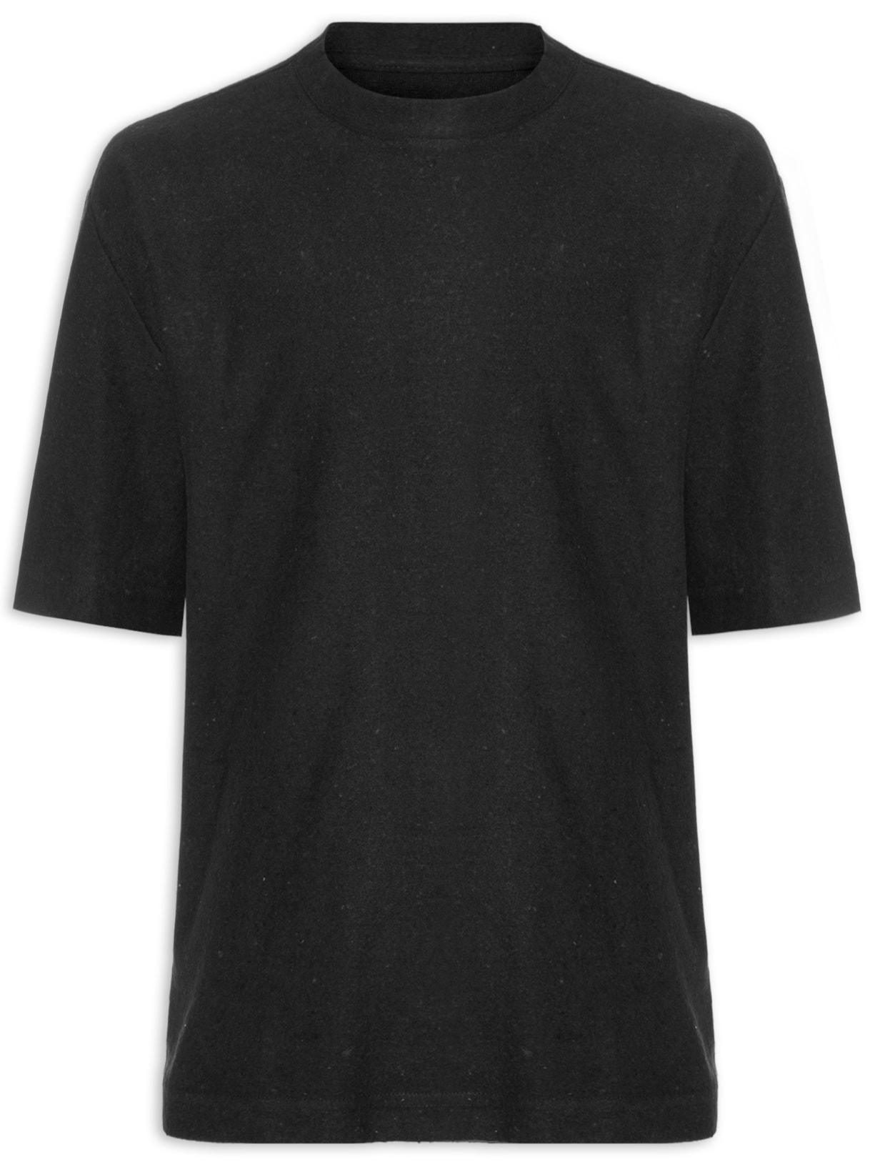 Camiseta Masculina Manga Curta Over Eco - Preto