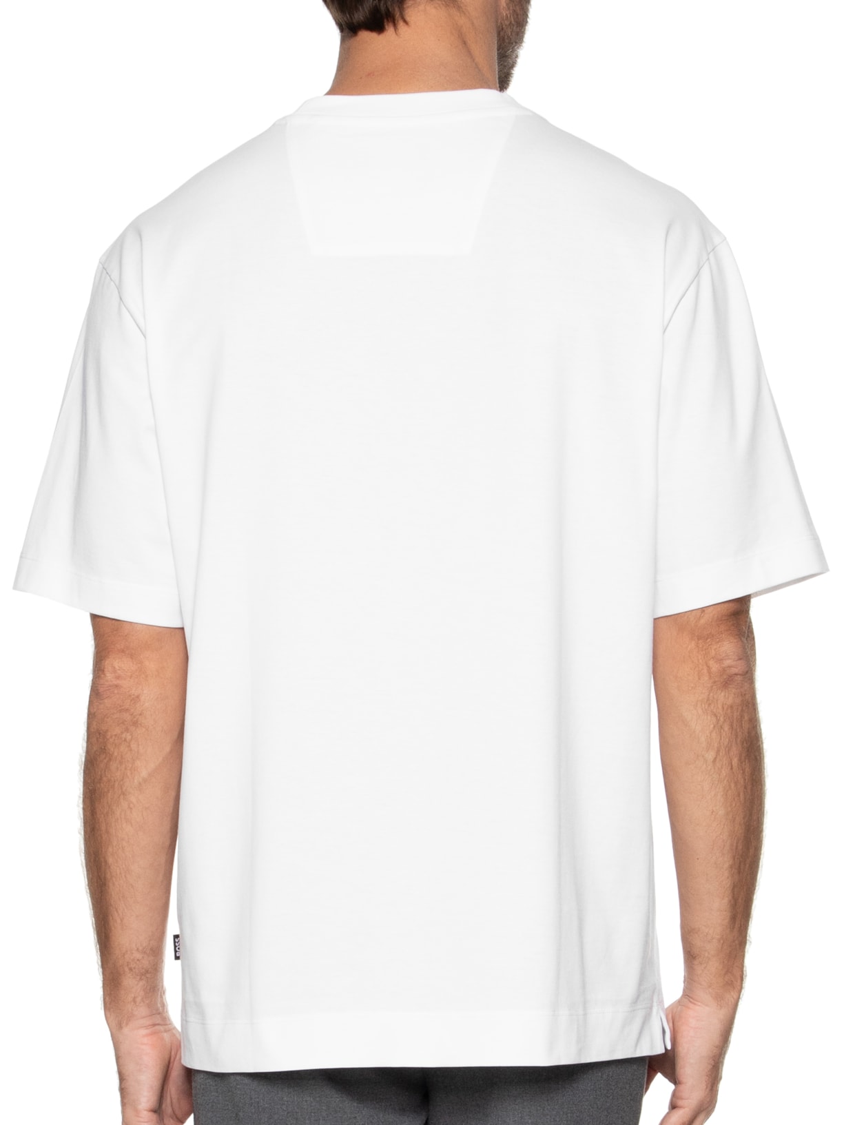Camiseta Masculina Manga Curta Oversized C-Tames 23 Branco Boss