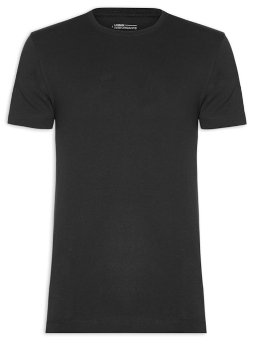 Camiseta Masculina Manga Curta Pima Performing - Preto