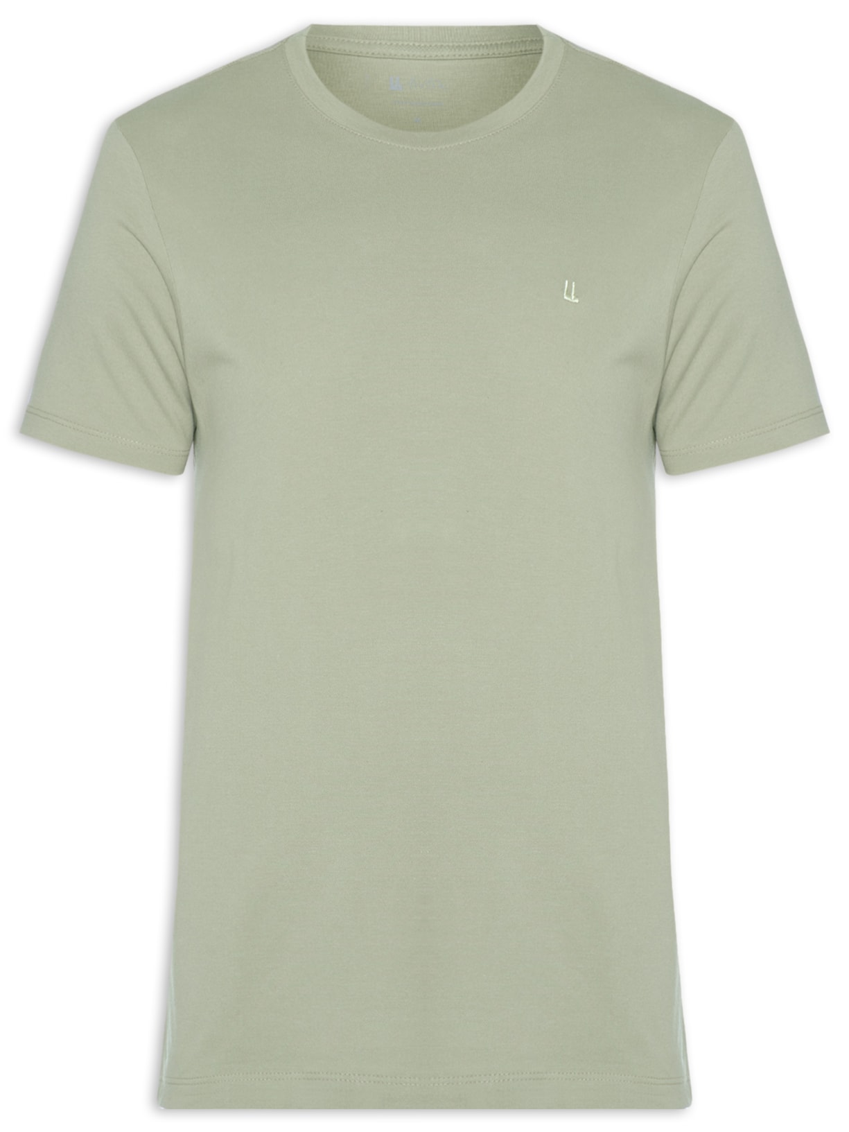 Camiseta Masculina Manga Curta Piquet Logo Verde Foxton