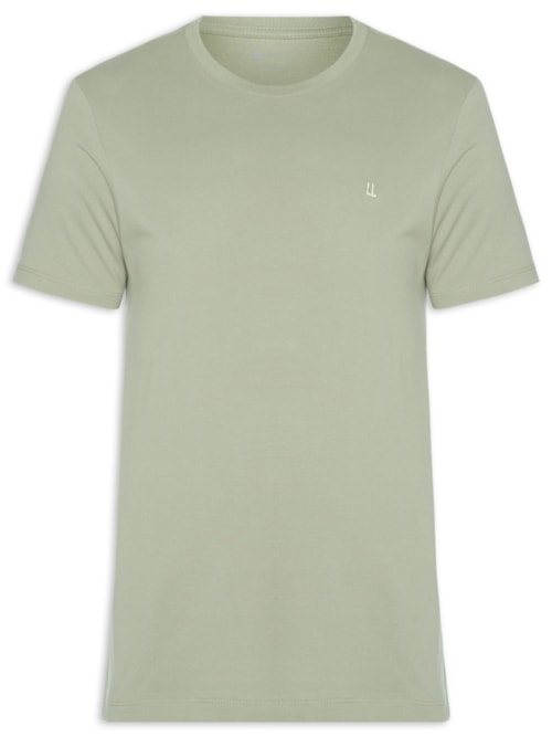 Camiseta Masculina Manga Curta Piquet Logo - Verde