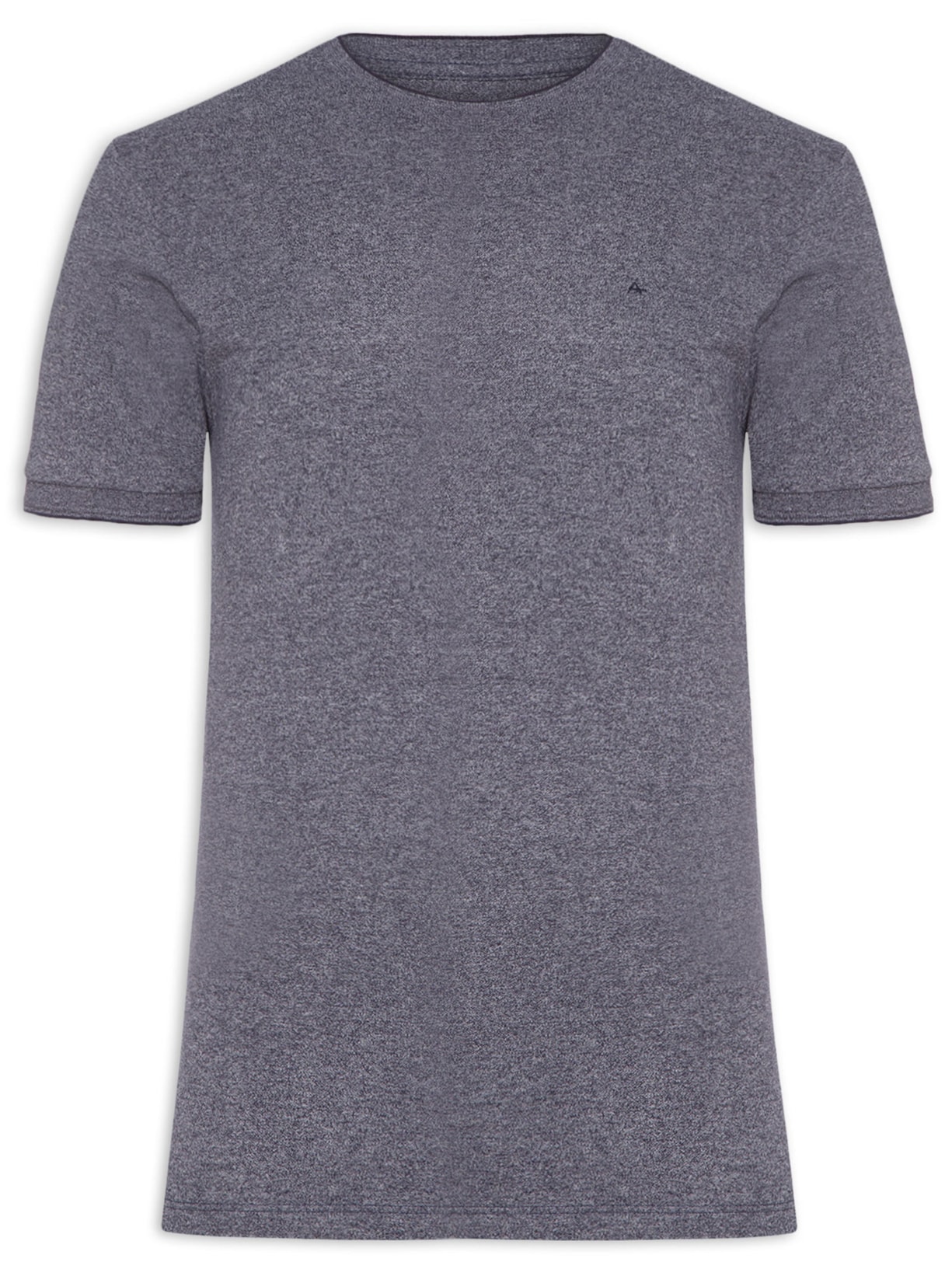 Camiseta Masculina Manga Curta Piquet Moline Azul Aramis