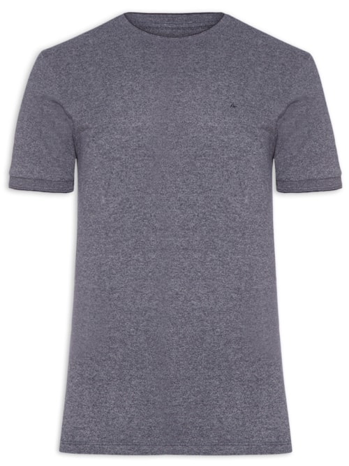 Camiseta Masculina Manga Curta Piquet Moline - Azul
