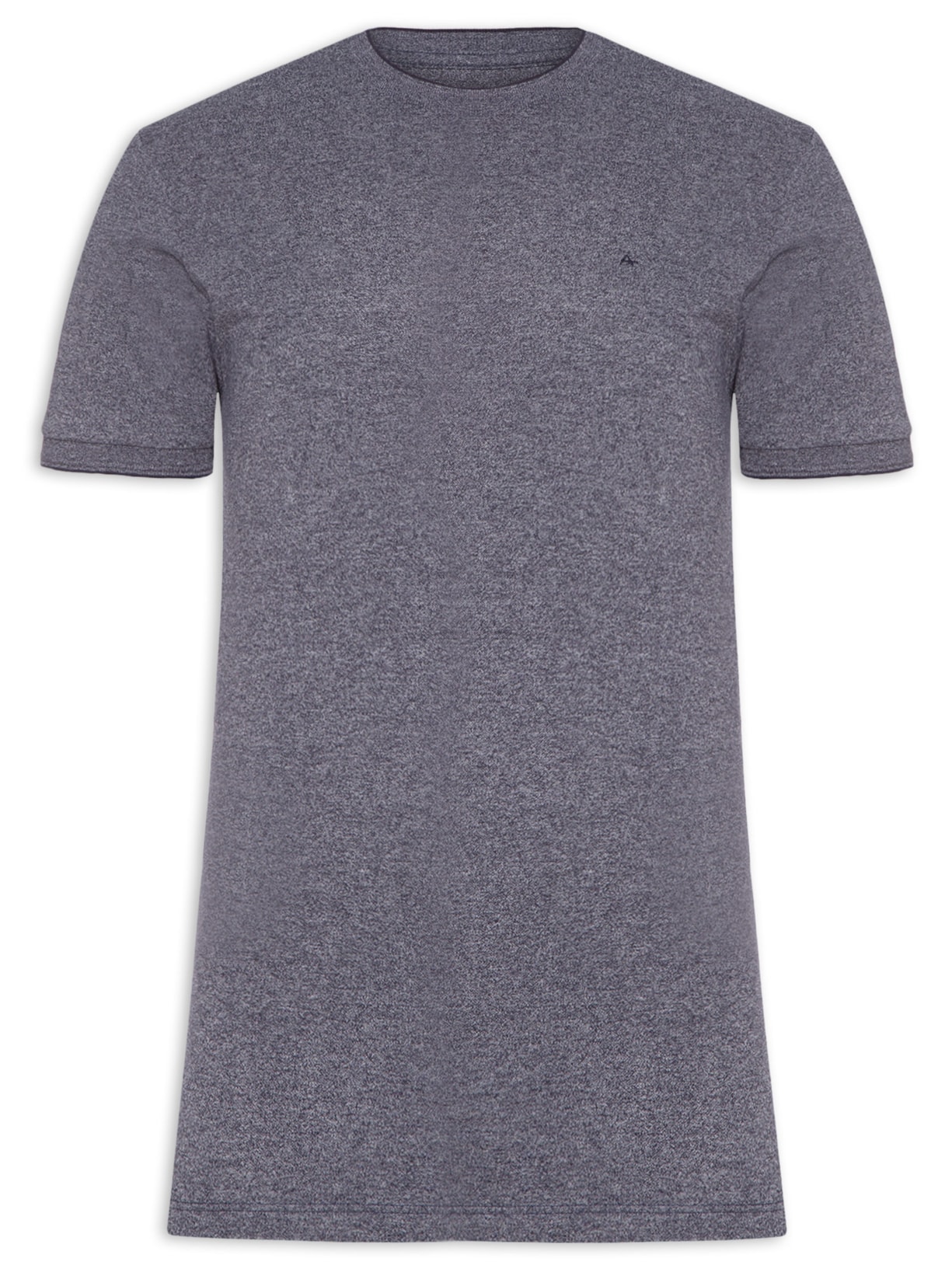 Camiseta Masculina Manga Curta Piquet Moline Azul Aramis