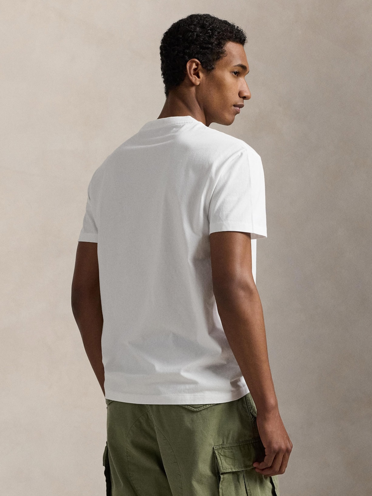 Camiseta Masculina Manga Curta Polo Big Logo Branco Polo Ralph Lauren