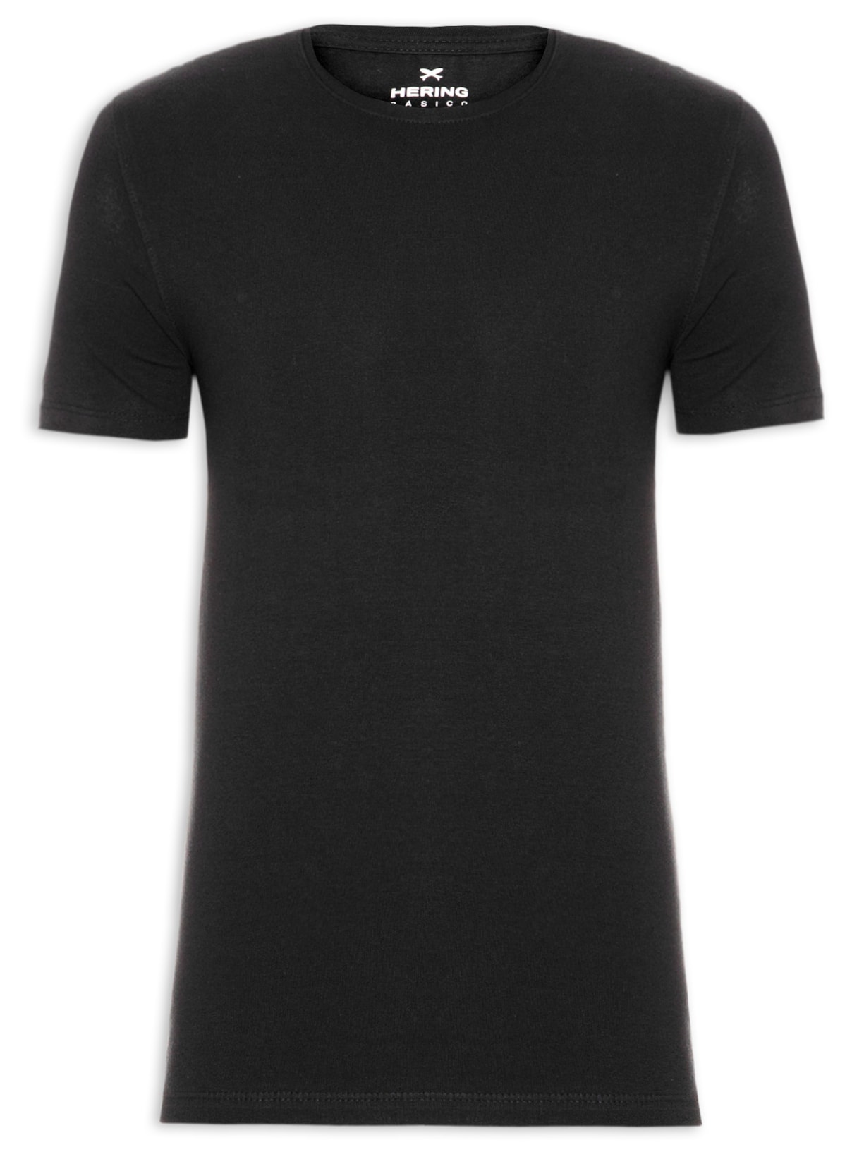 Camiseta Masculina Manga Curta - Preto