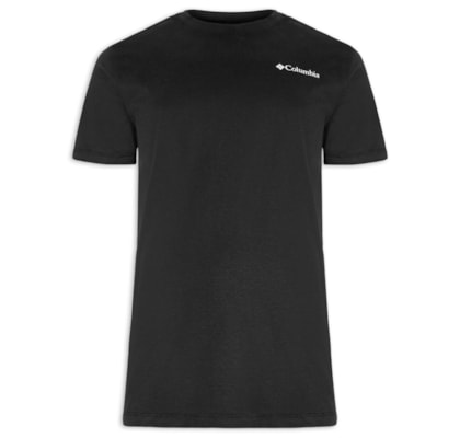 Camiseta Masculina Manga Curta - Preto