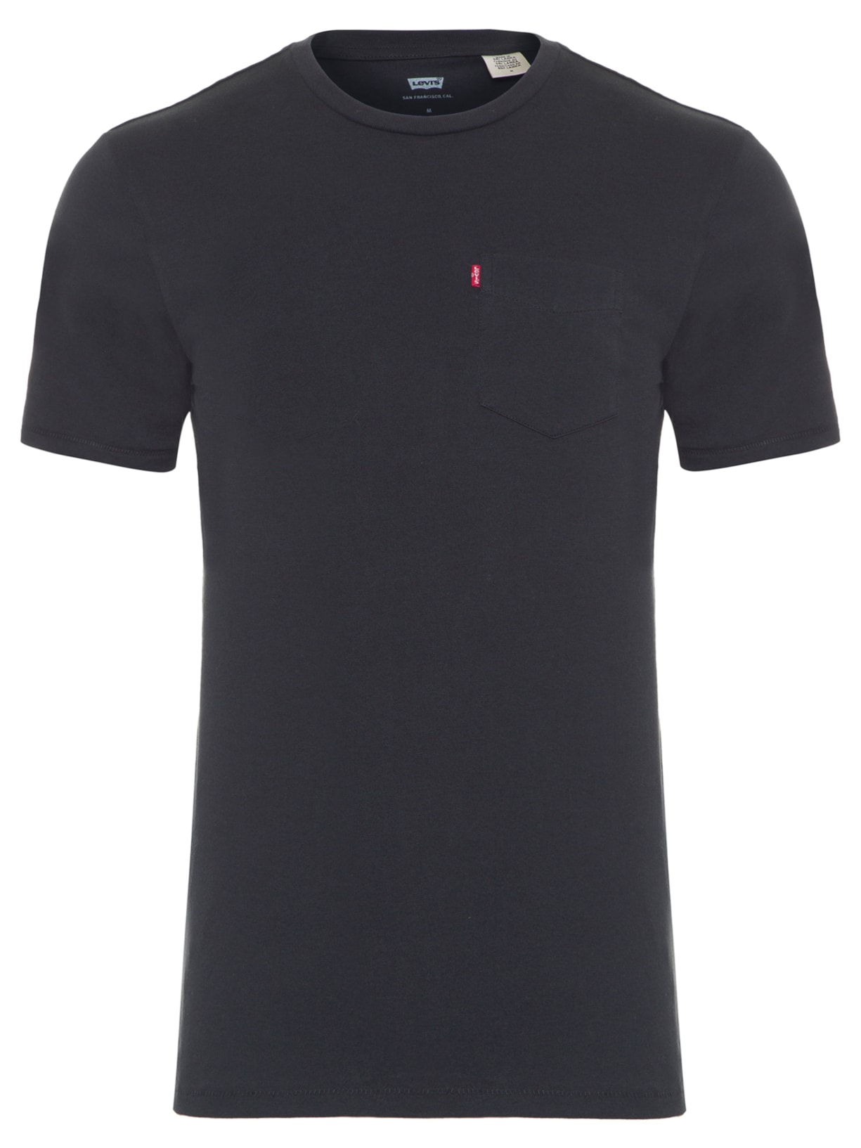 Camiseta Masculina  Manga Curta  Preto Levi's