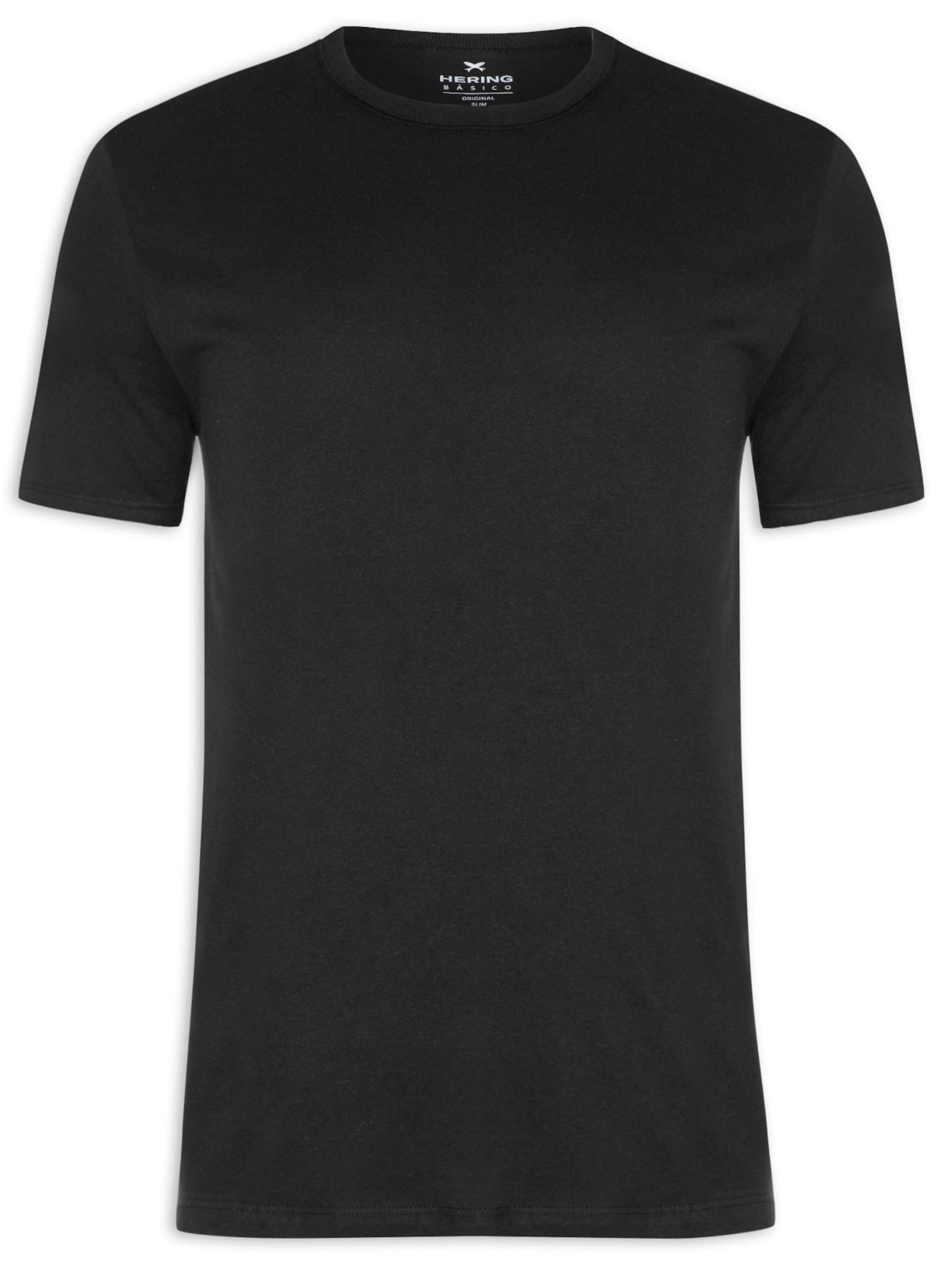 Camiseta Masculina Manga Curta - Preto