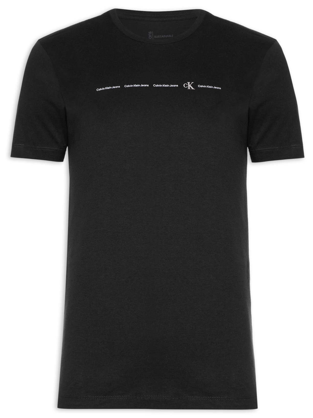 Camiseta Masculina Manga Curta - Preto