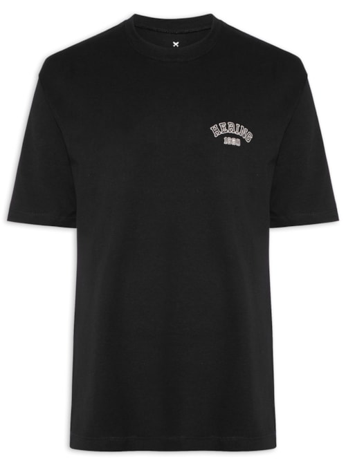 Camiseta Masculina Manga Curta - Preto