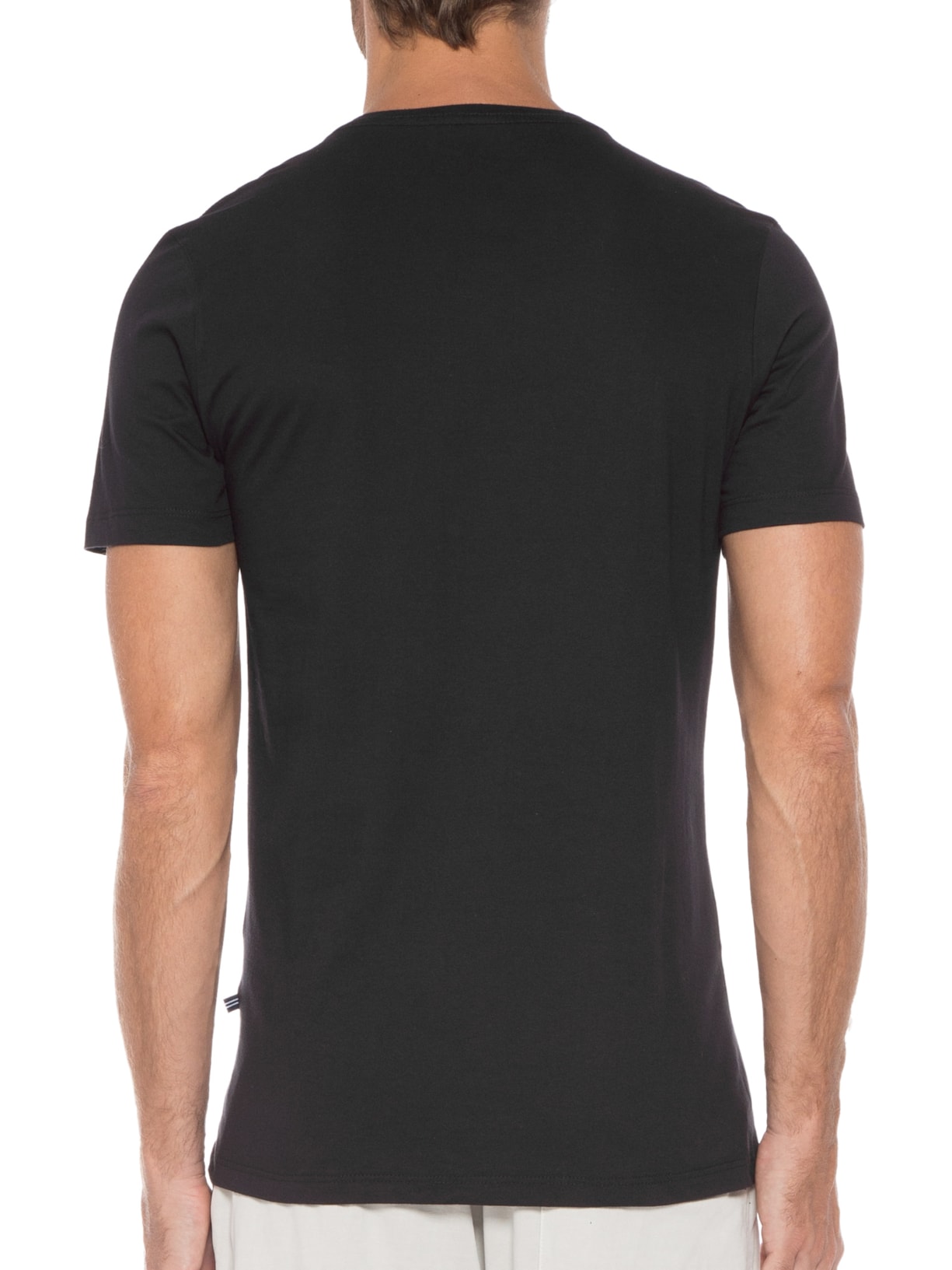 Camiseta Masculina Manga Curta Preto Nautica