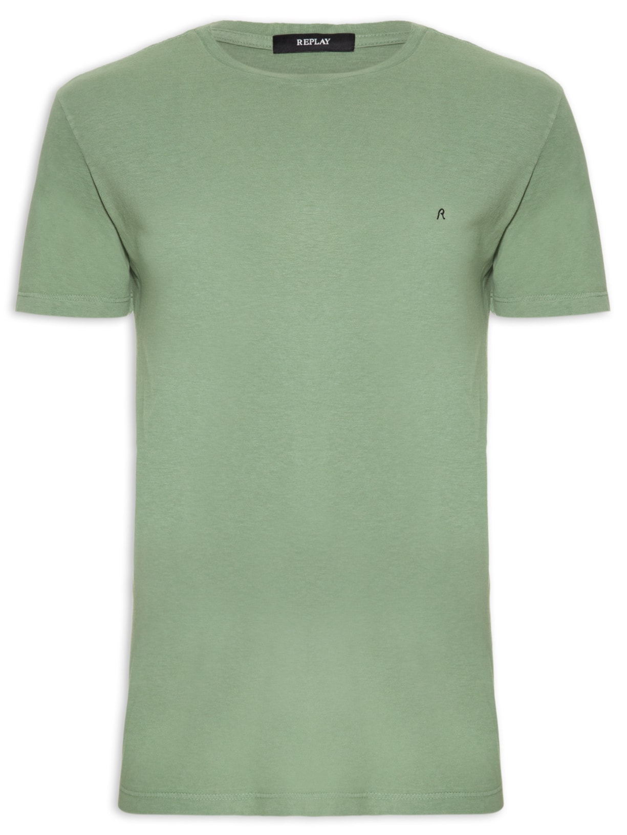 Camiseta Masculina Manga Curta R. - Verde