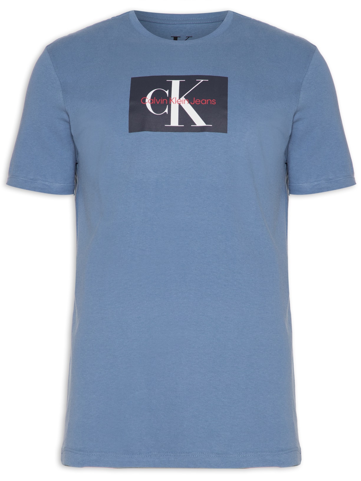 Camiseta Masculina Manga Curta Re Issue Retângulo - Azul