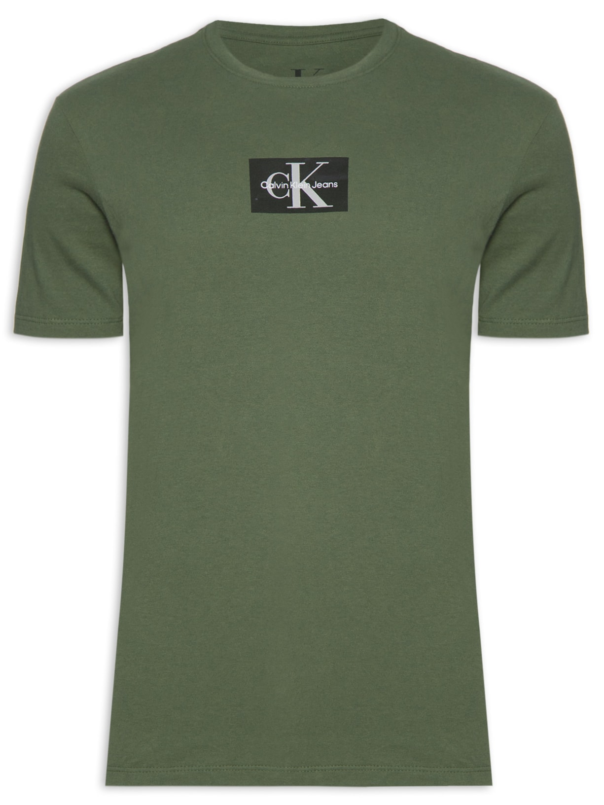 Camiseta Masculina Manga Curta Re Issue Retângulo - Verde