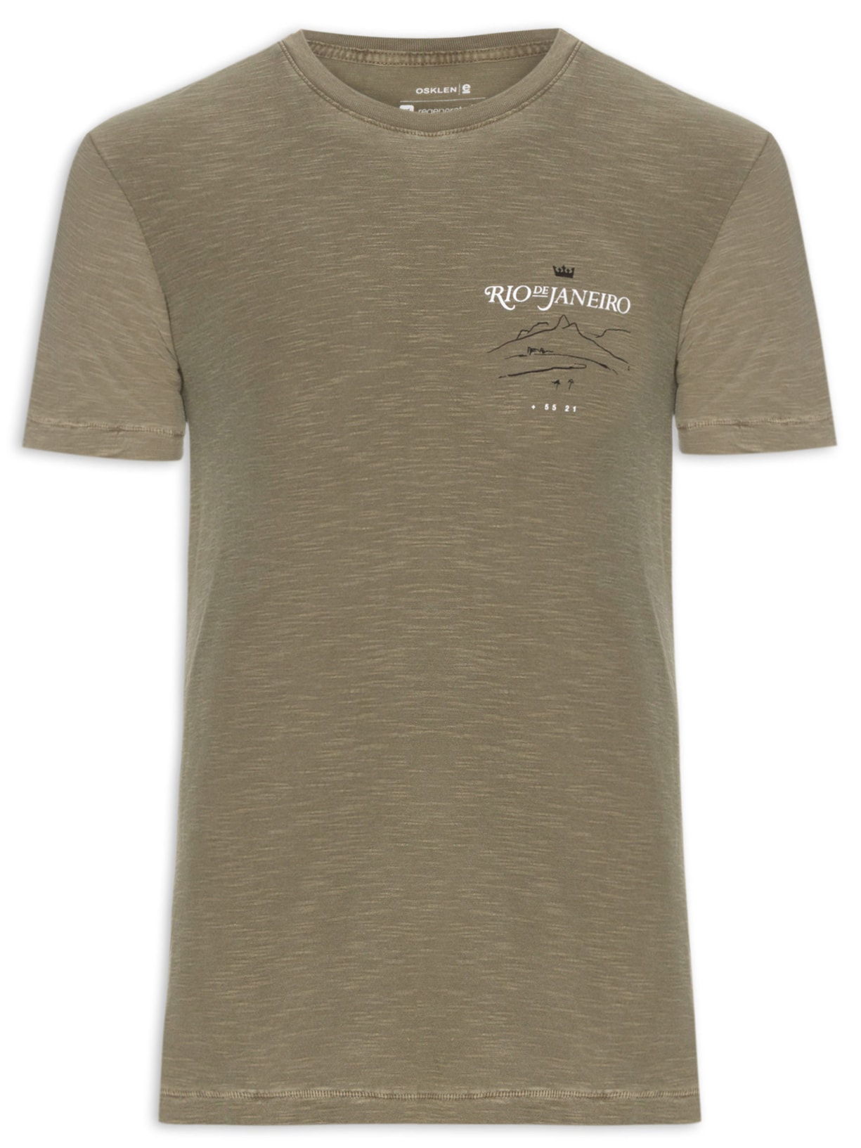 Camiseta Masculina Manga Curta Rouch Rio - Verde