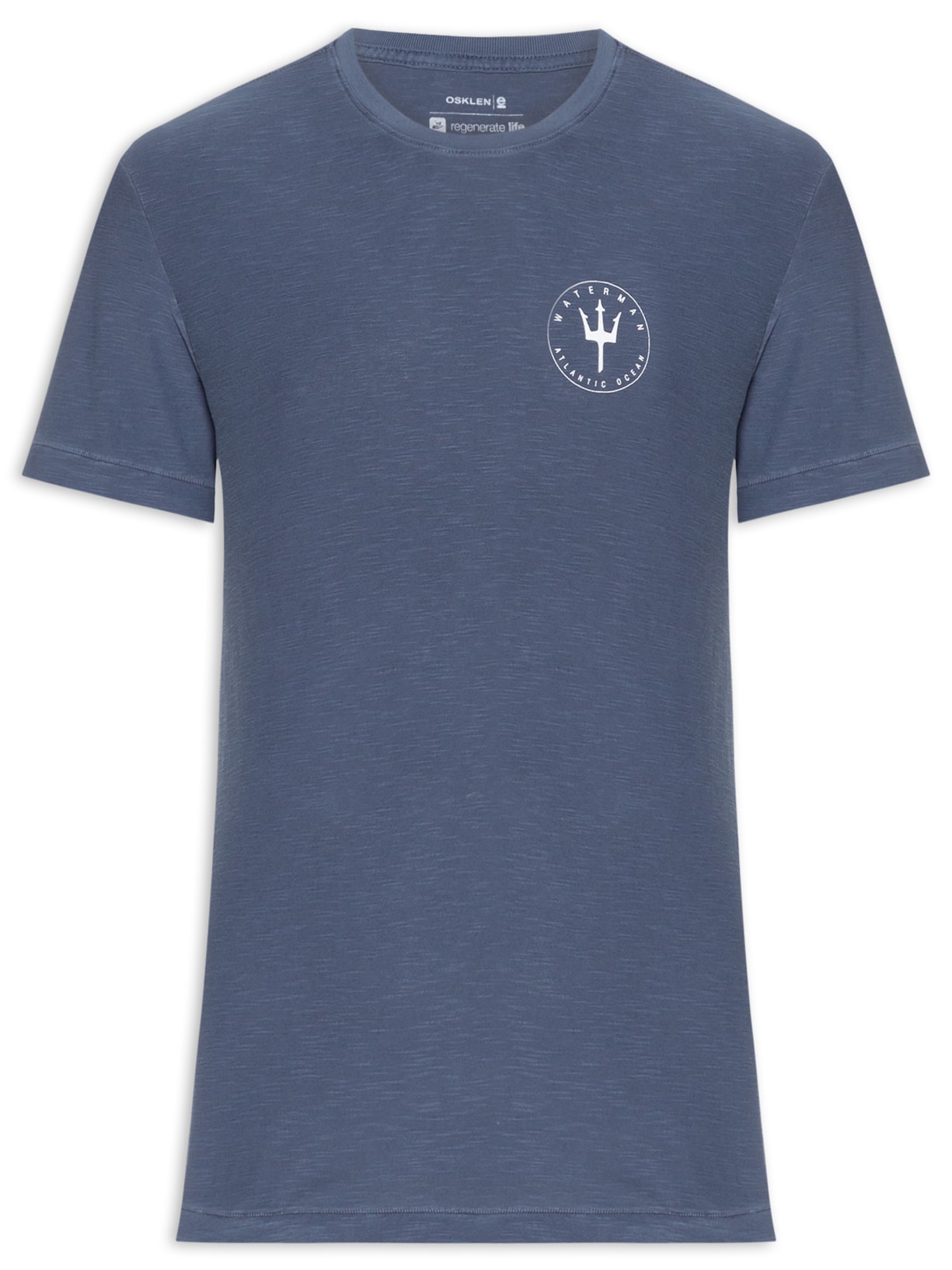 Camiseta Masculina Manga Curta Rouch Waterman - Azul