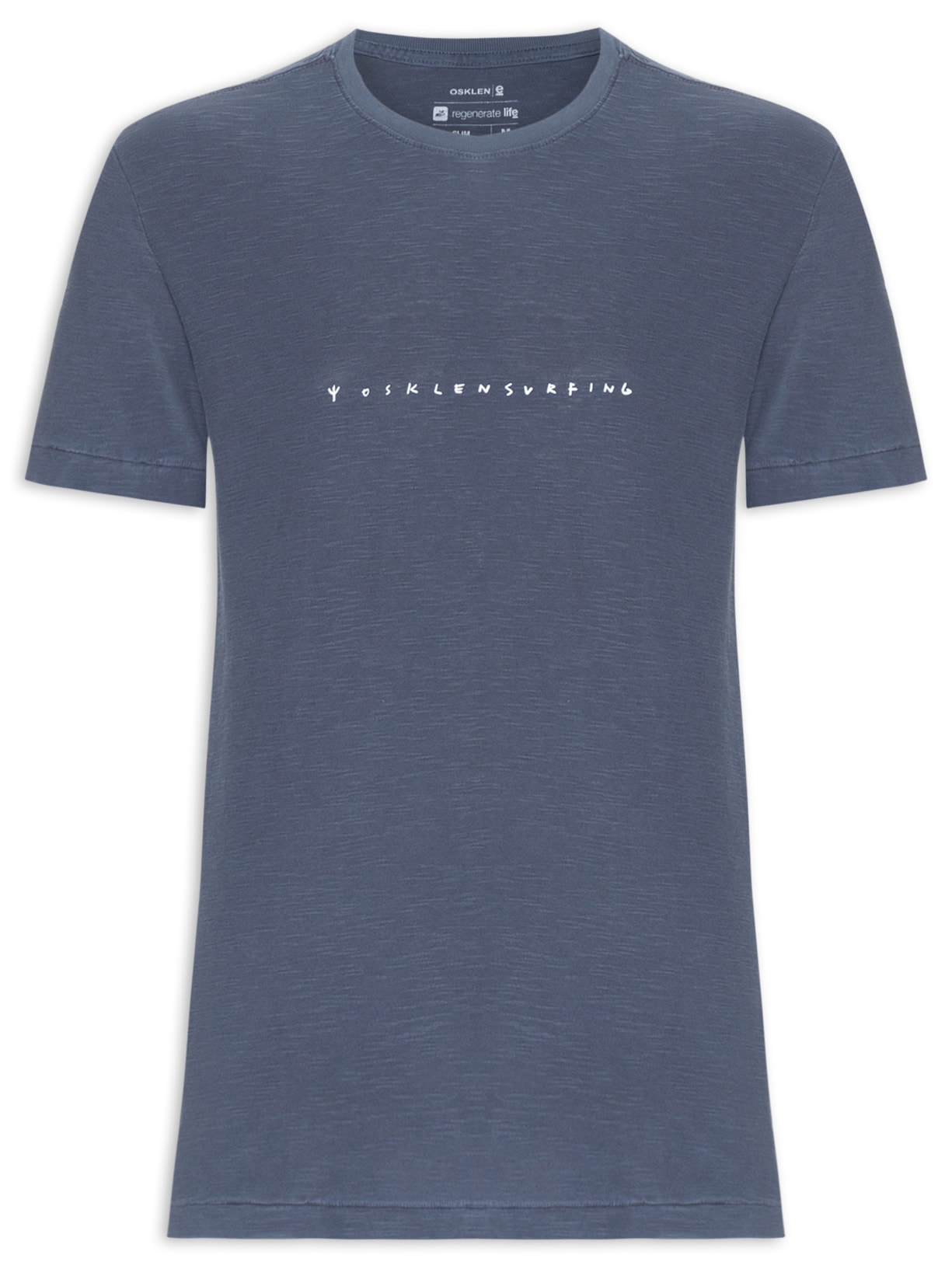 Camiseta Masculina Manga Curta Rought Trident - Azul